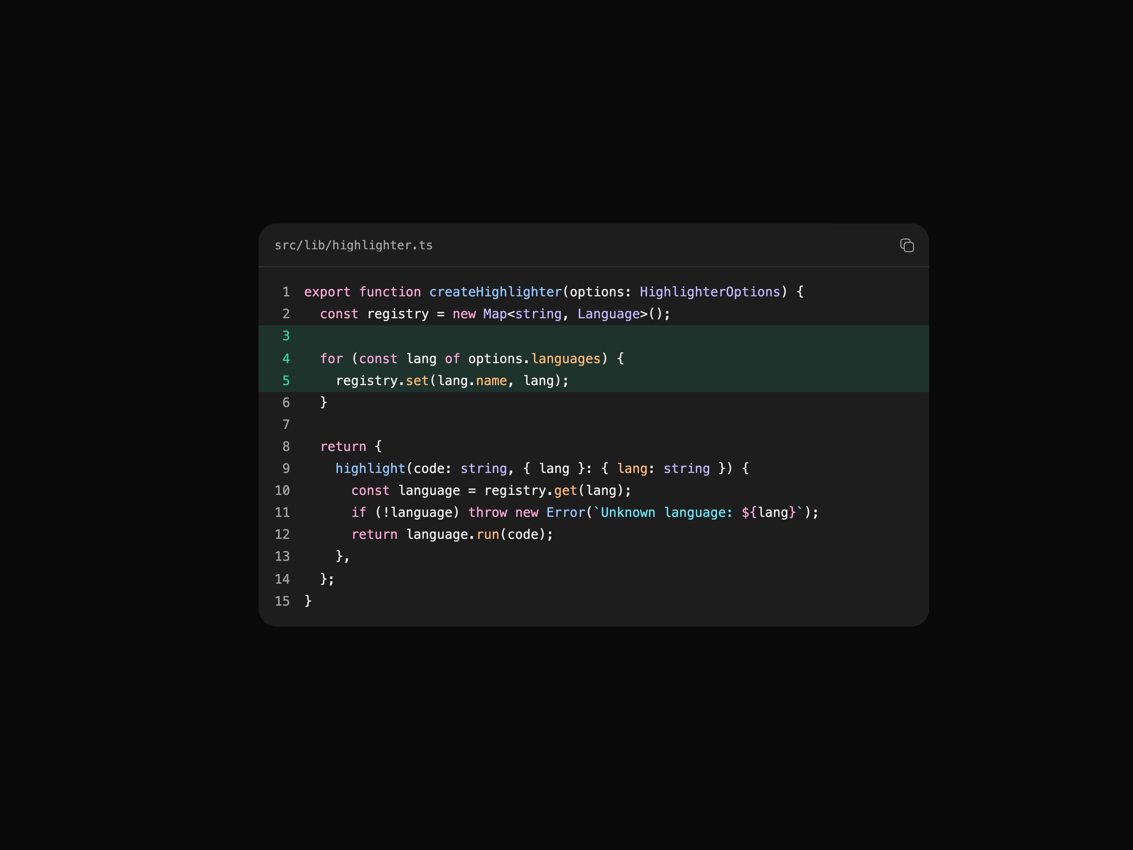 Code Block