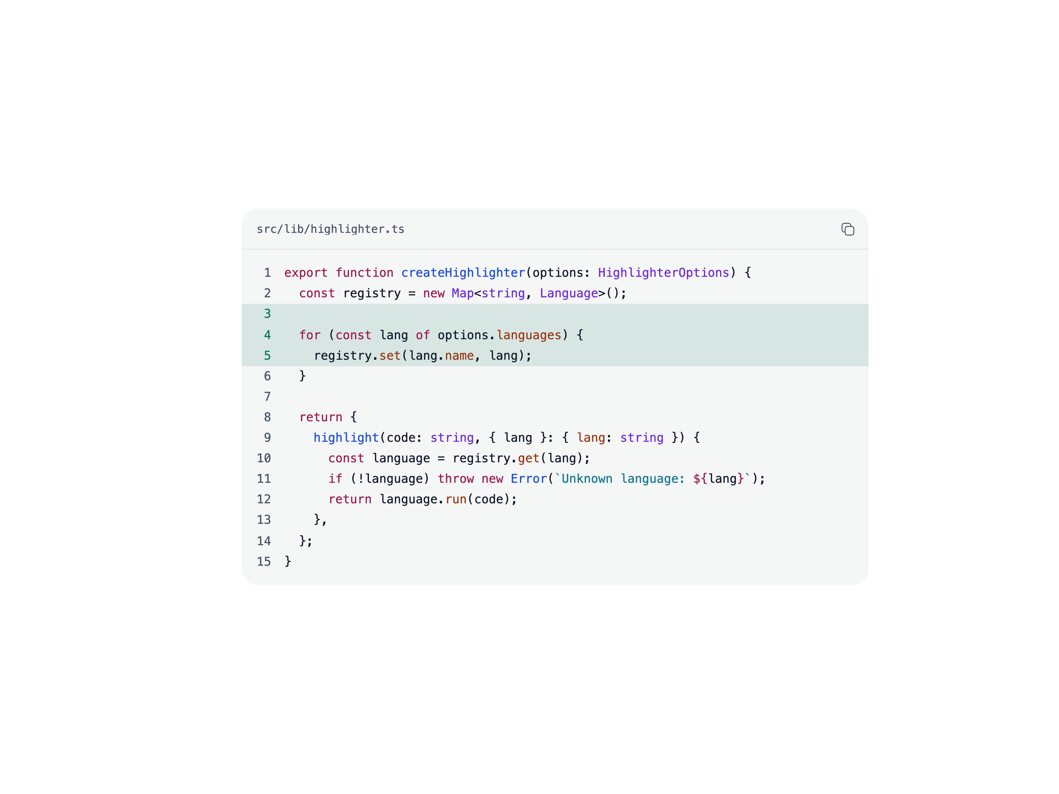 Code Block
