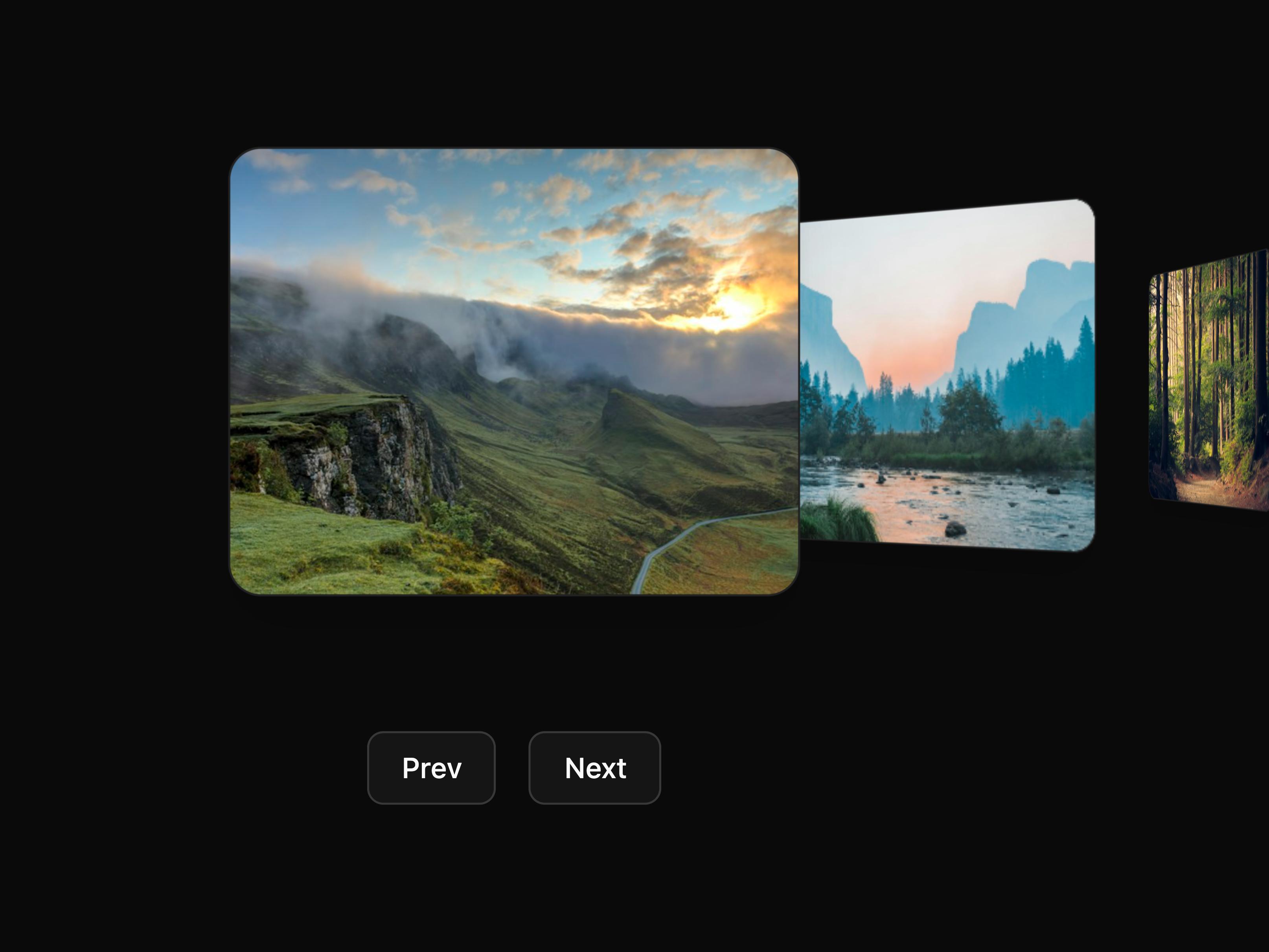 Coverflow Carousel