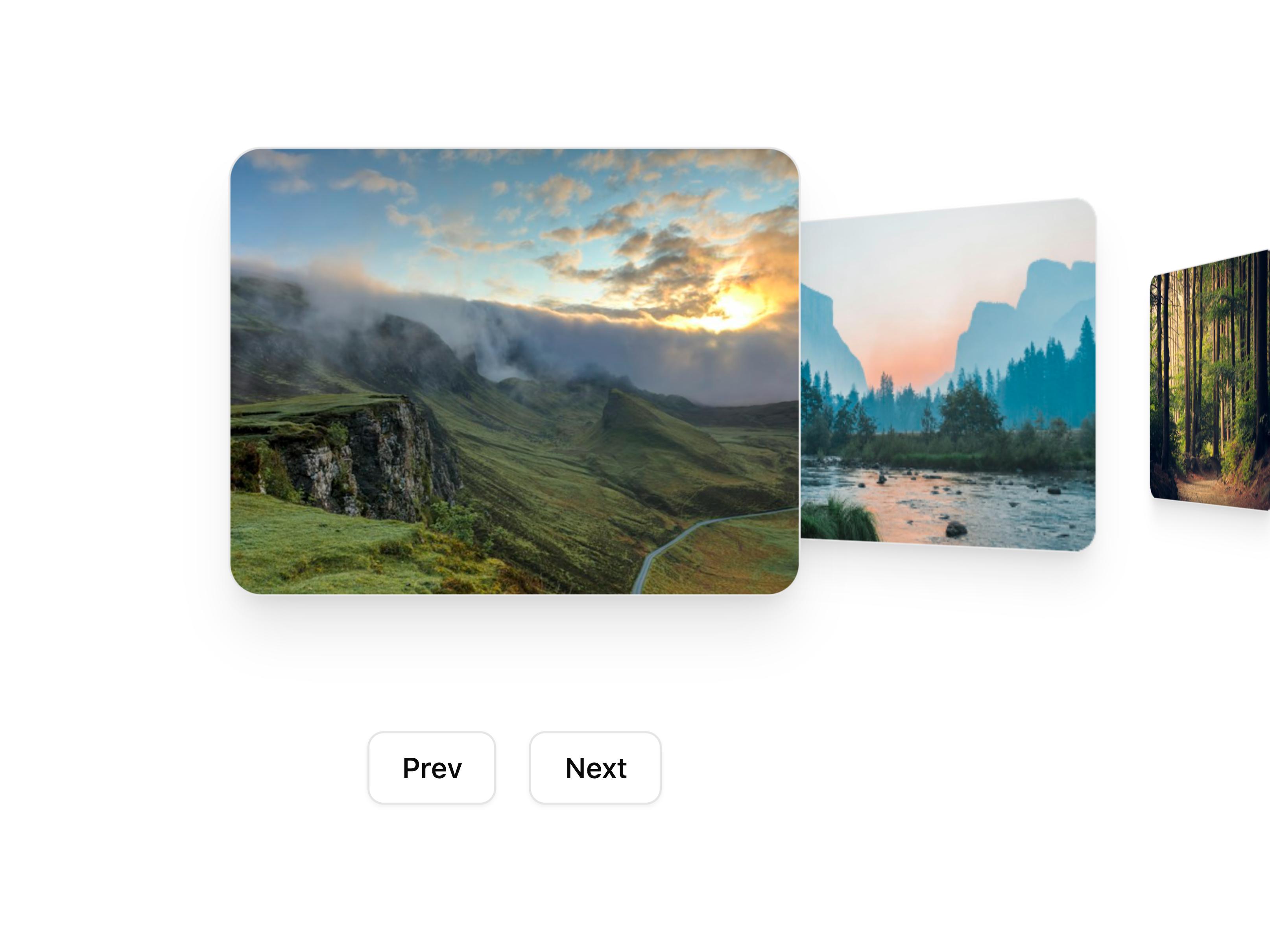Coverflow Carousel