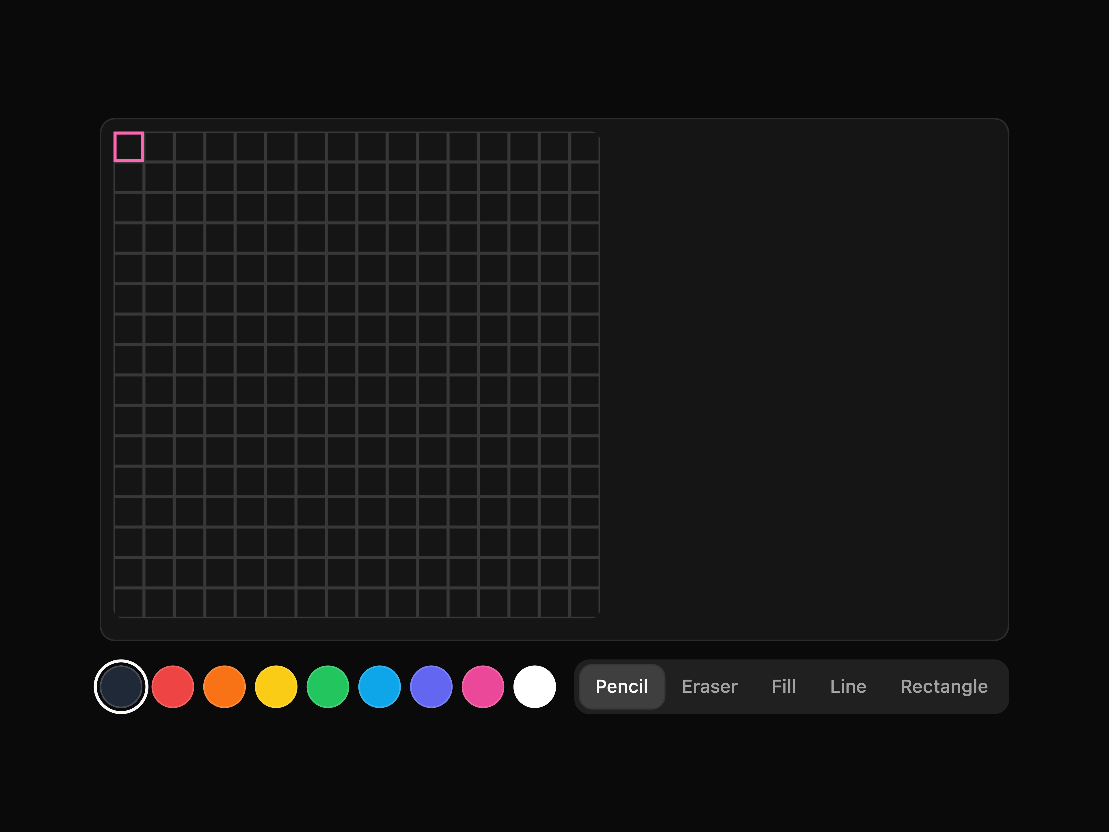 Pixel Brush Canvas