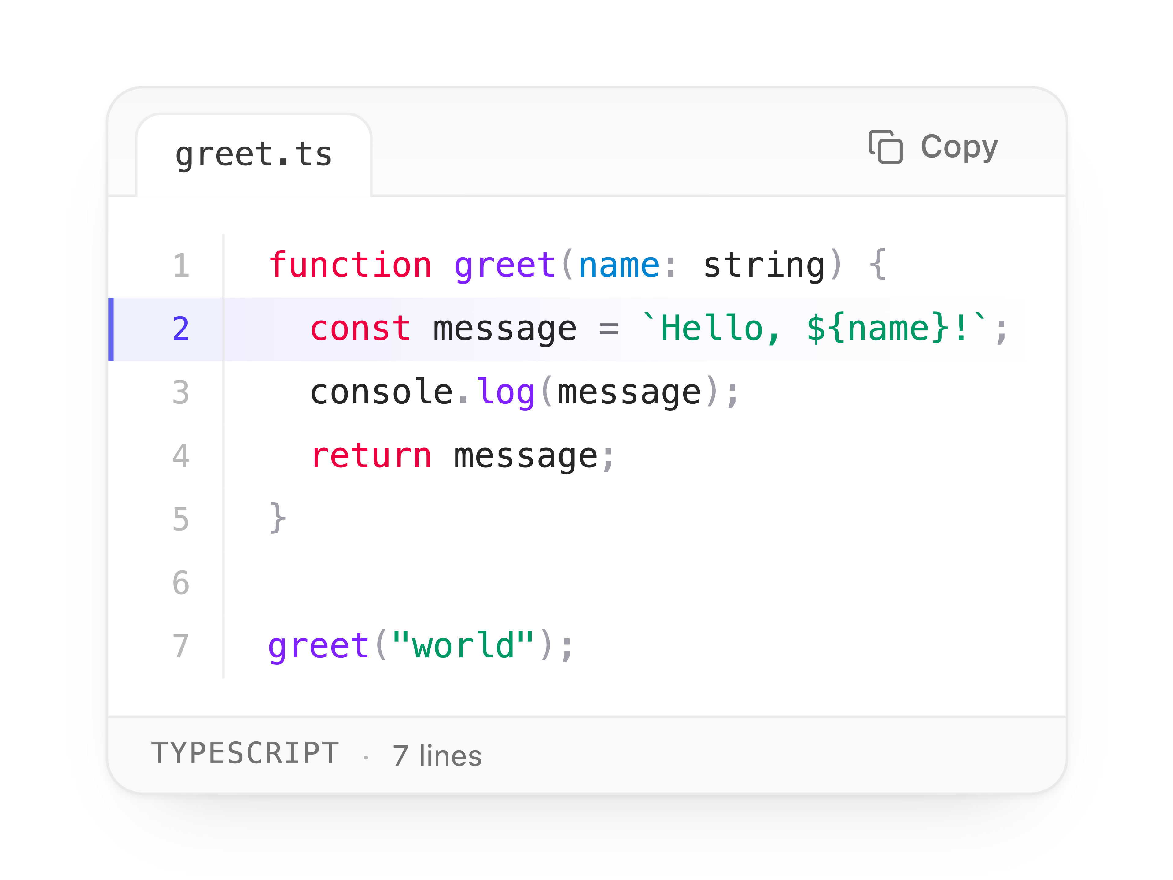 Code Block