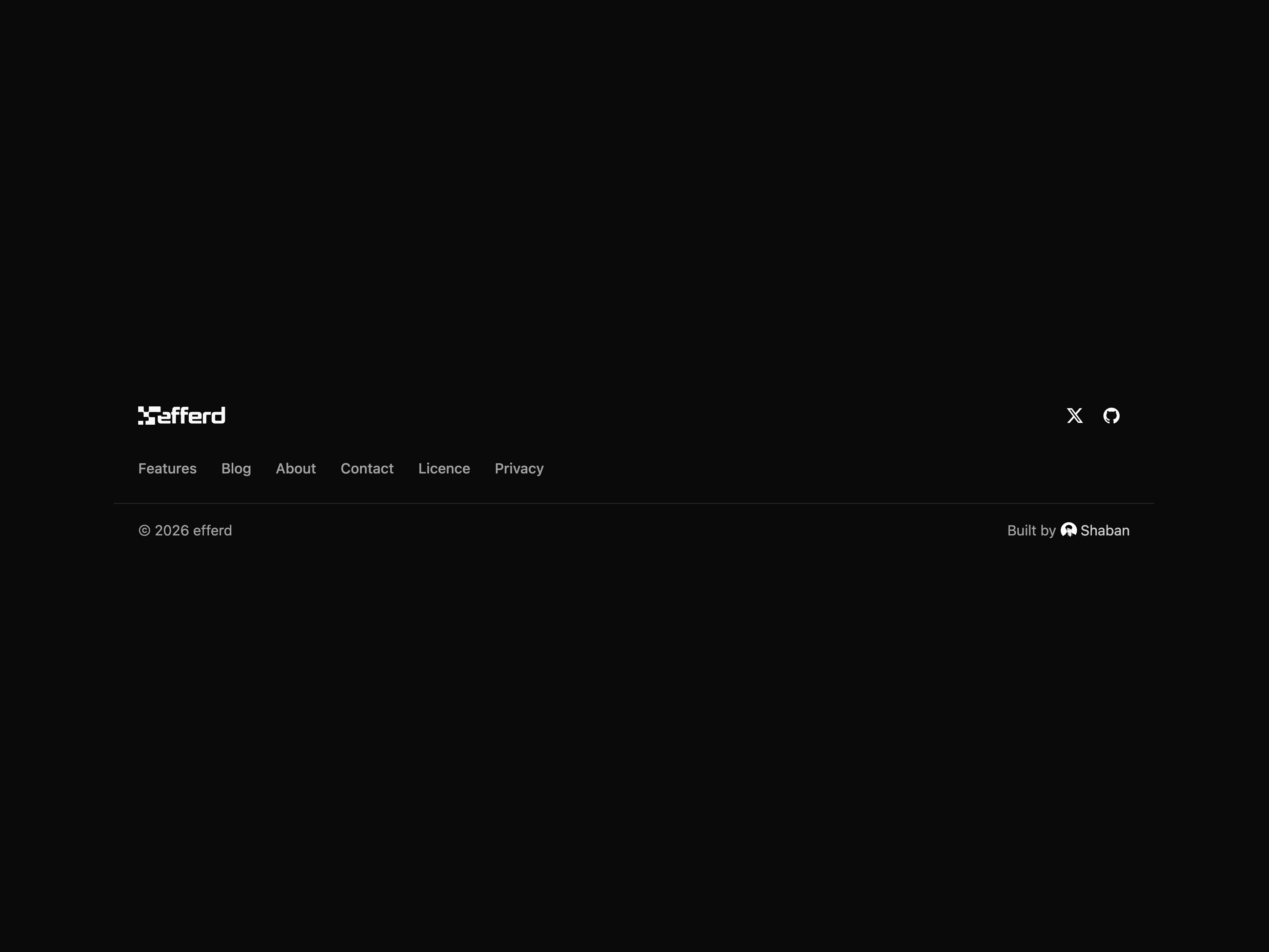 Simple Footer