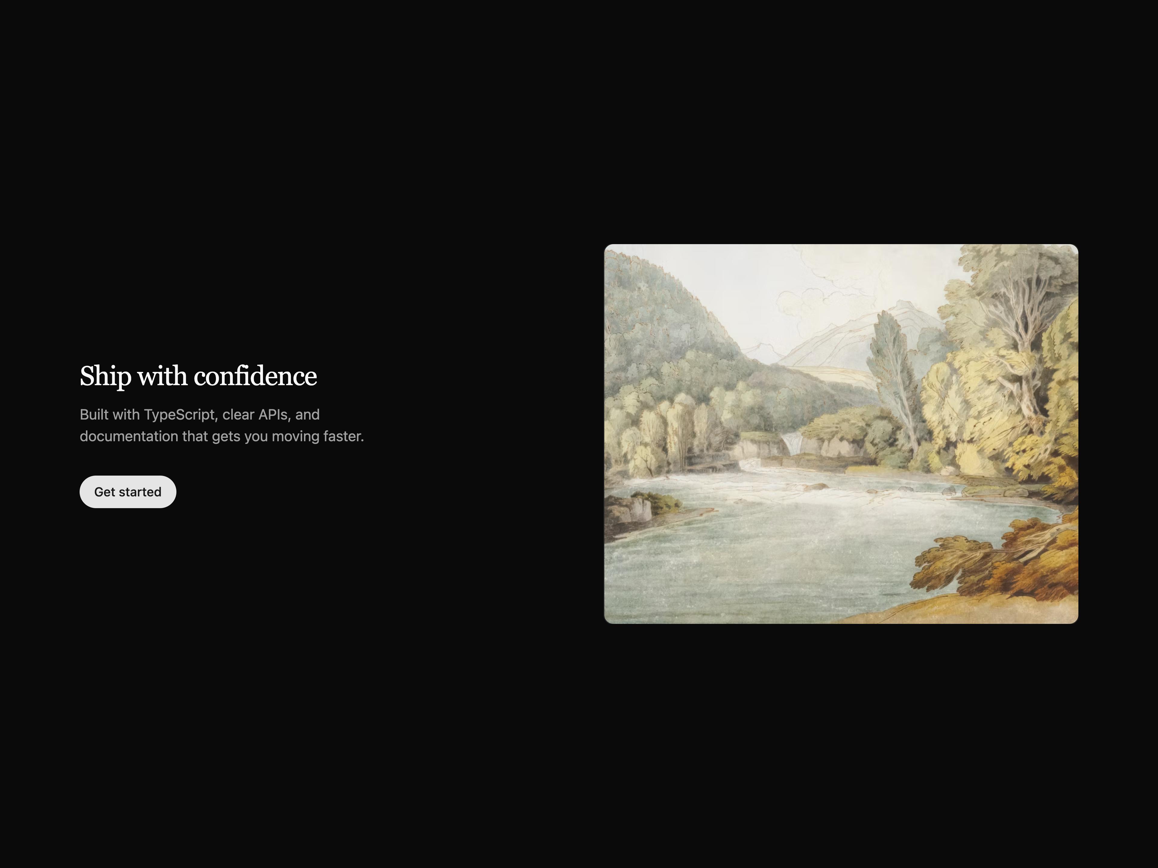 Split Content Section