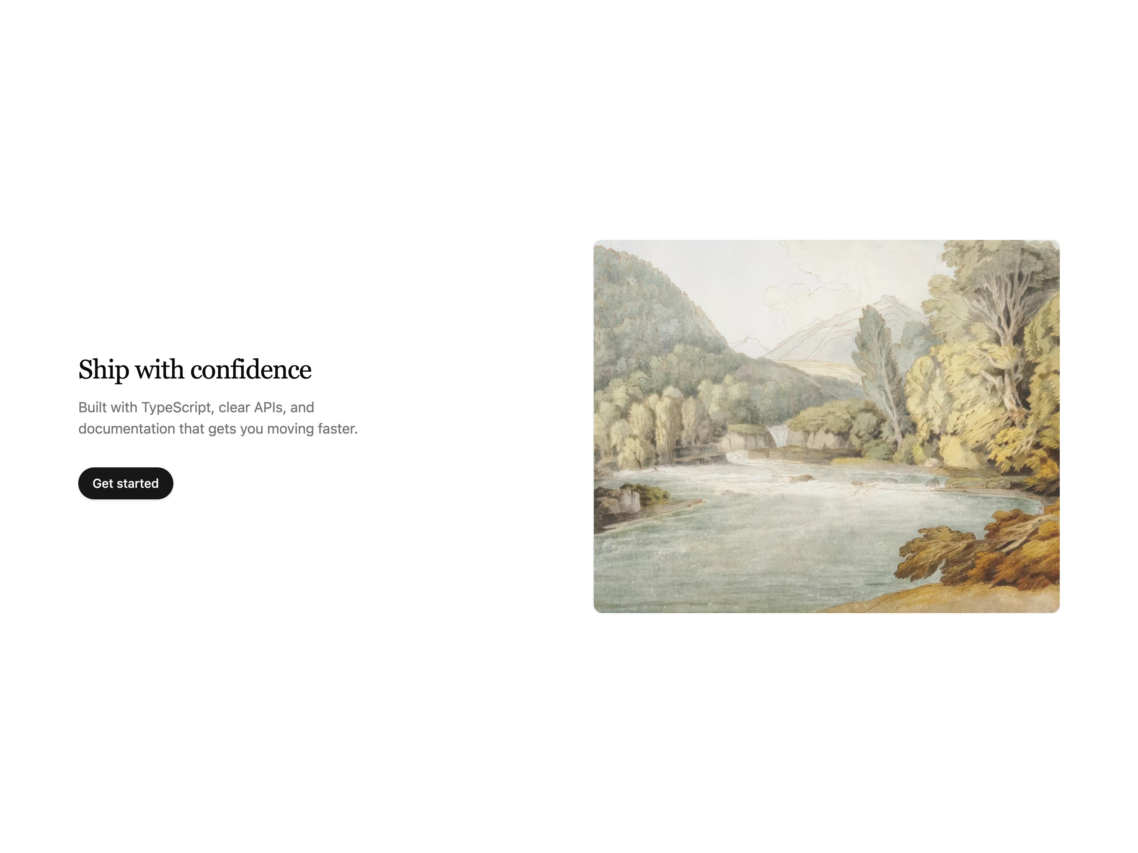 Split Content Section