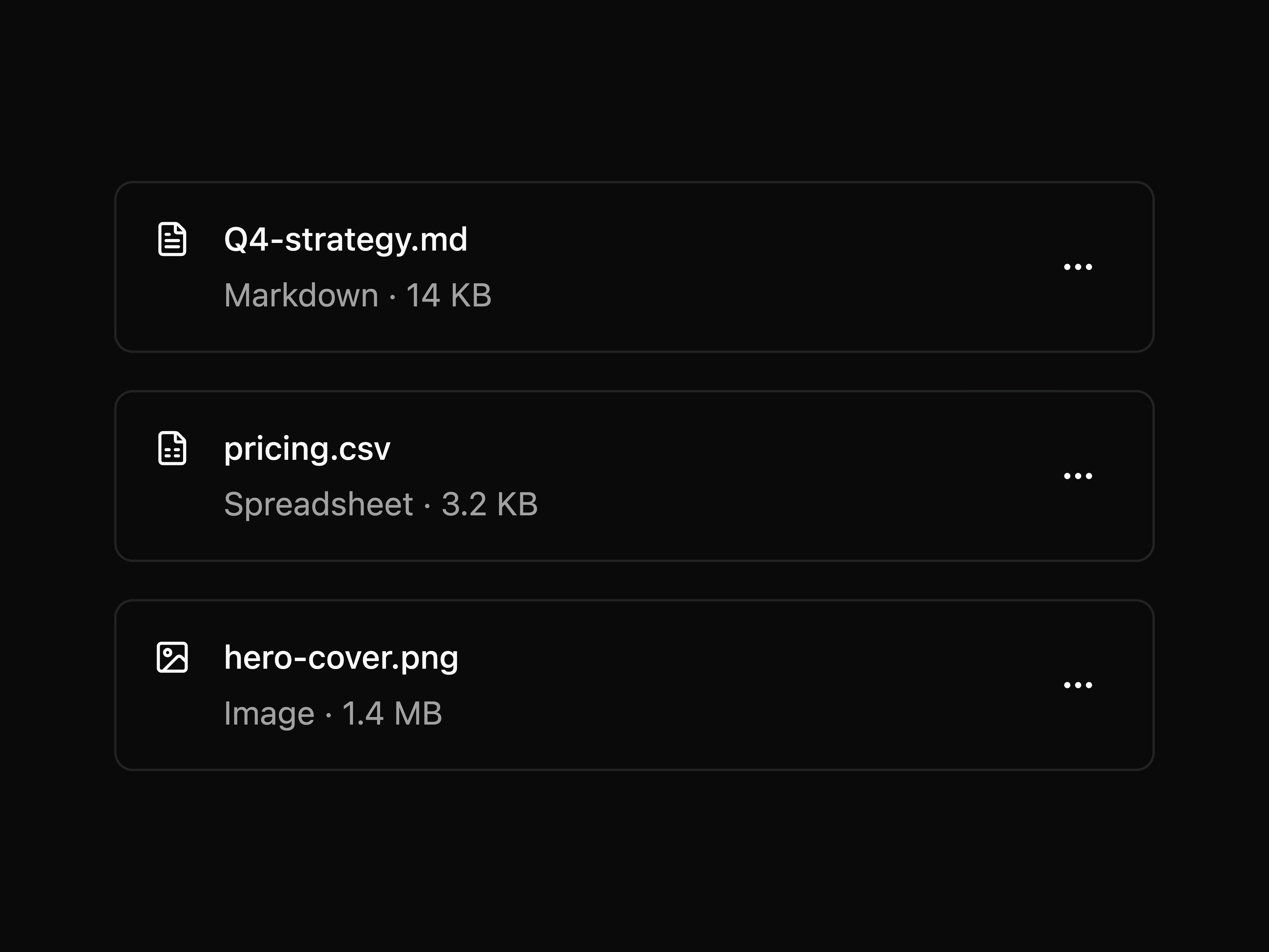 File List Item