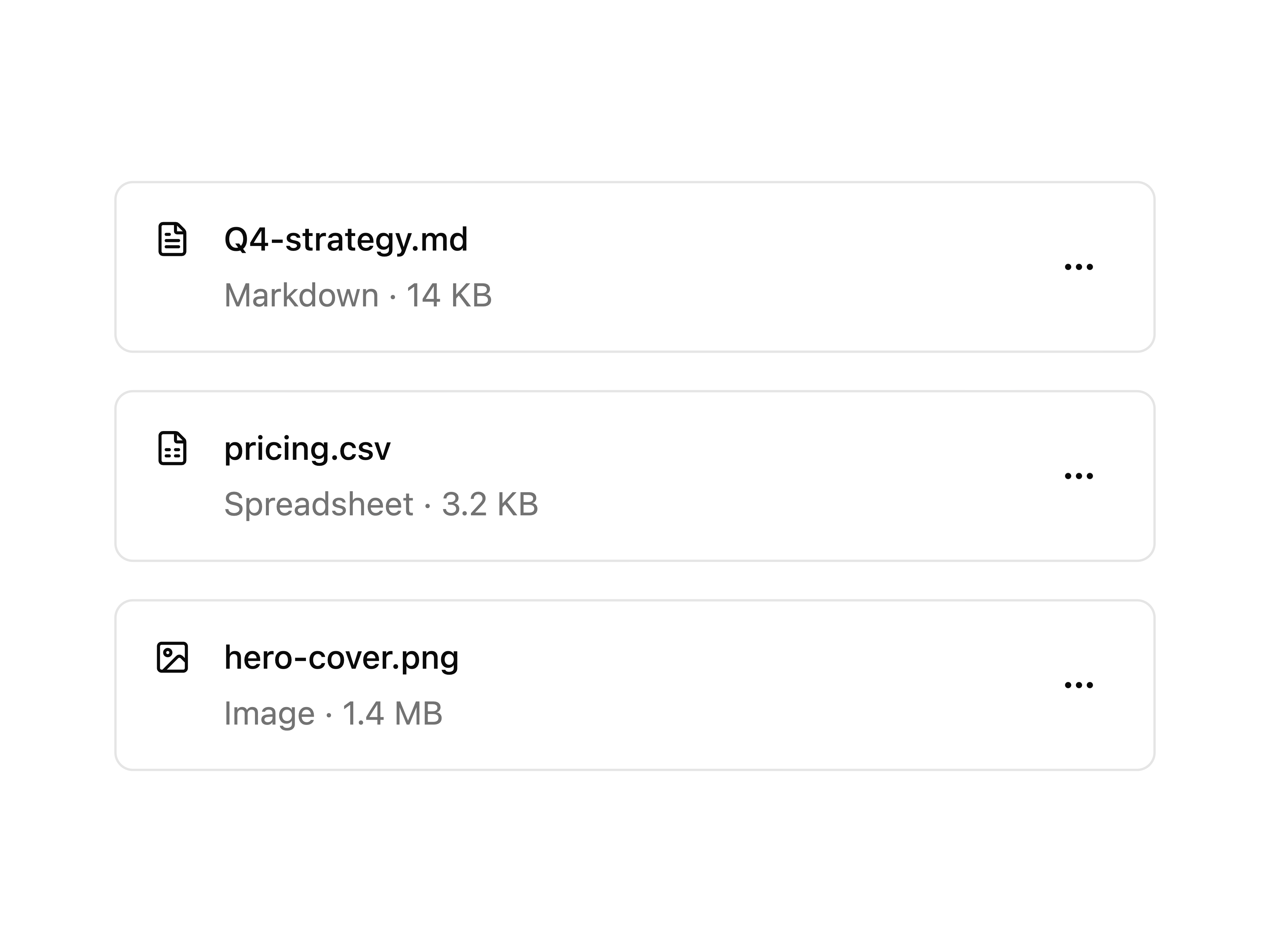 File List Item
