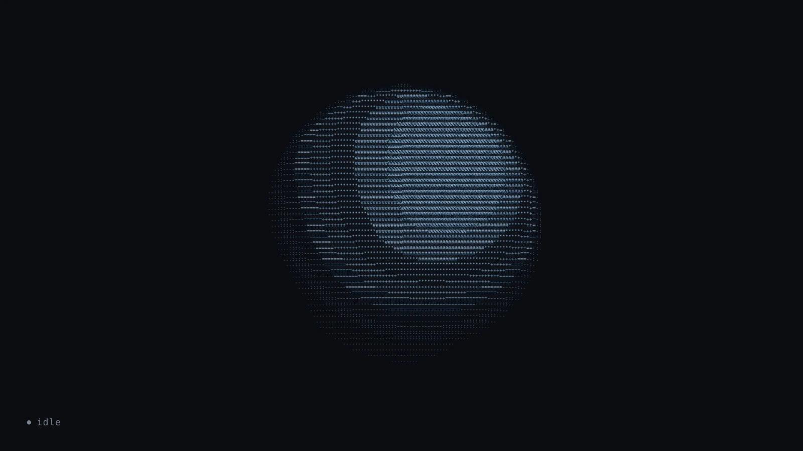 ASCII Voice Orb