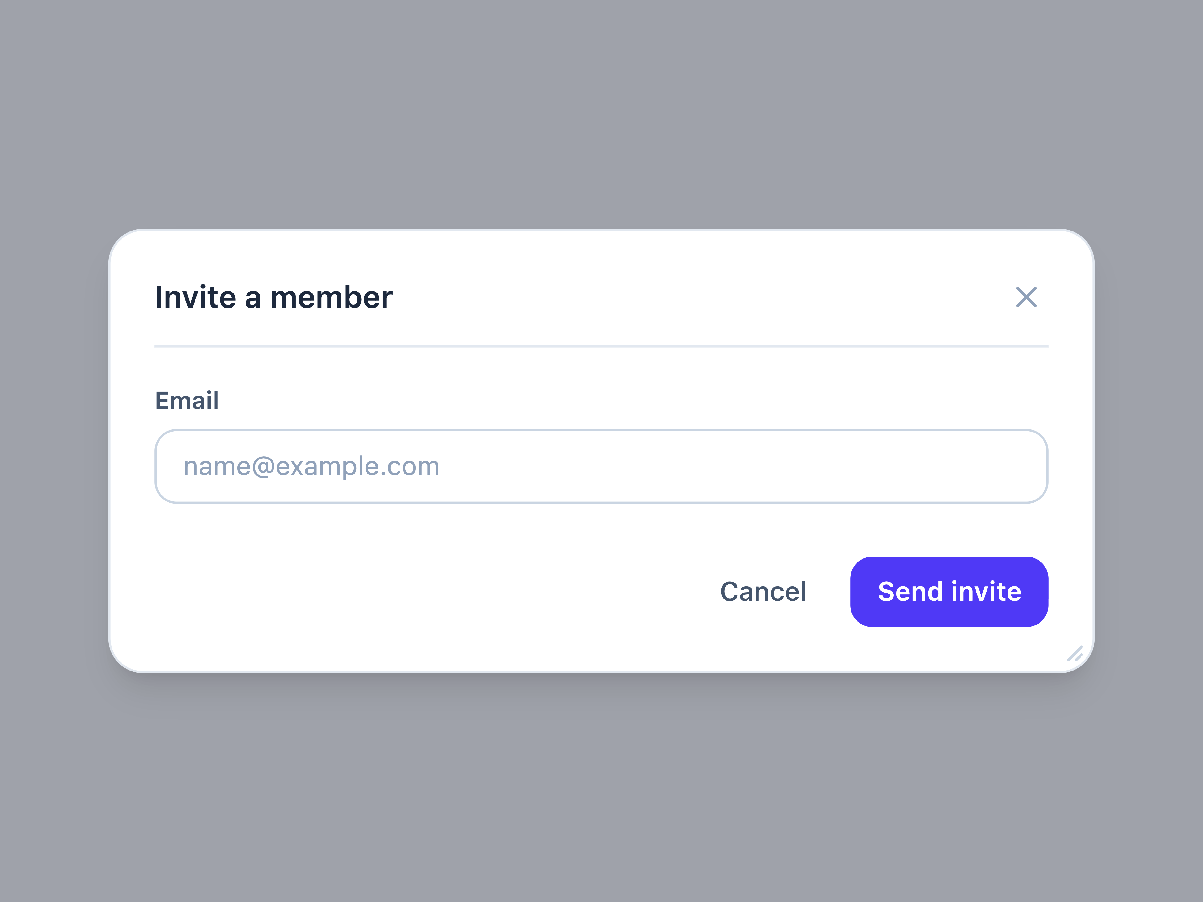Draggable Resizable Modal