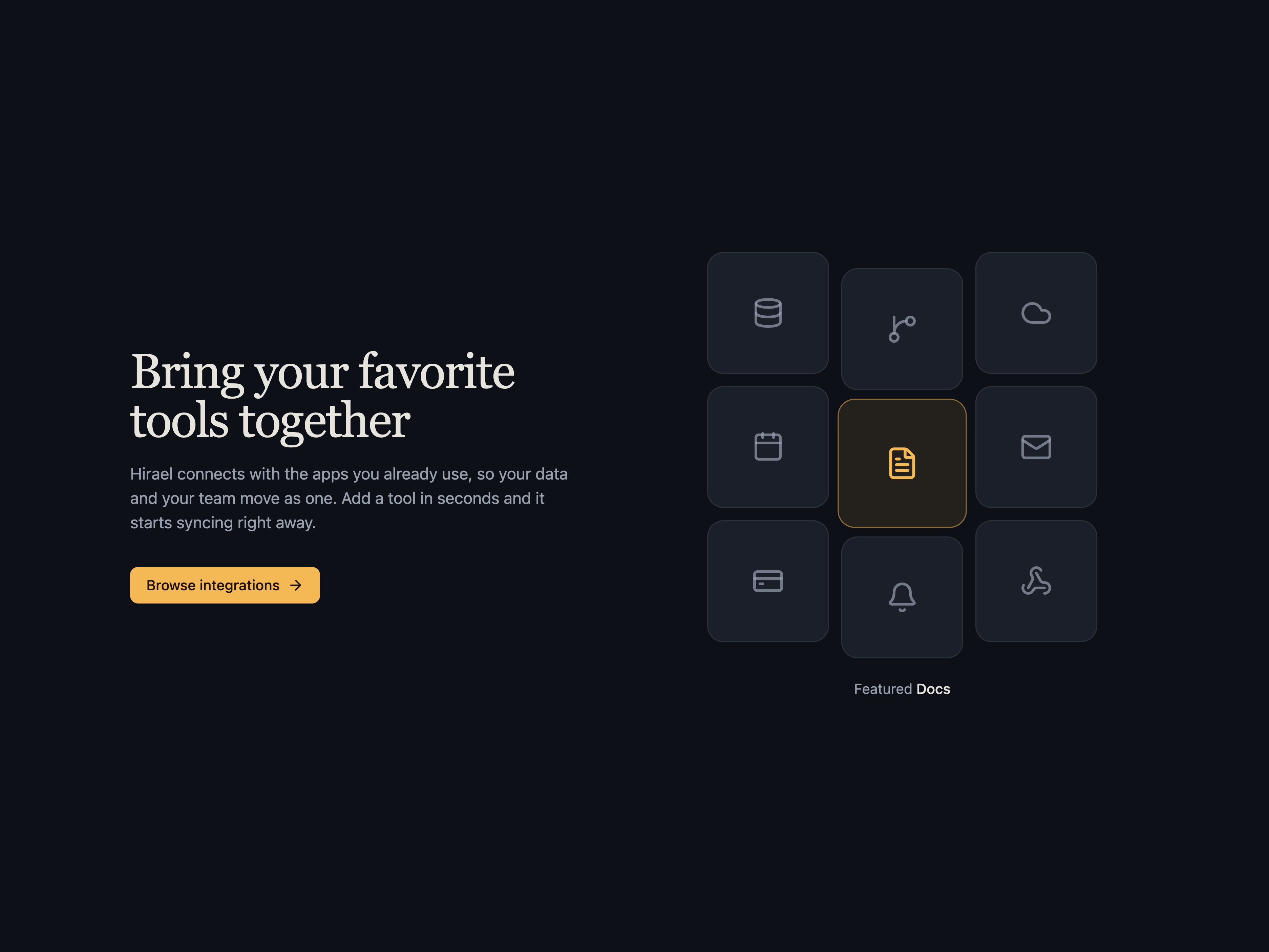 Featured Tool Integrations