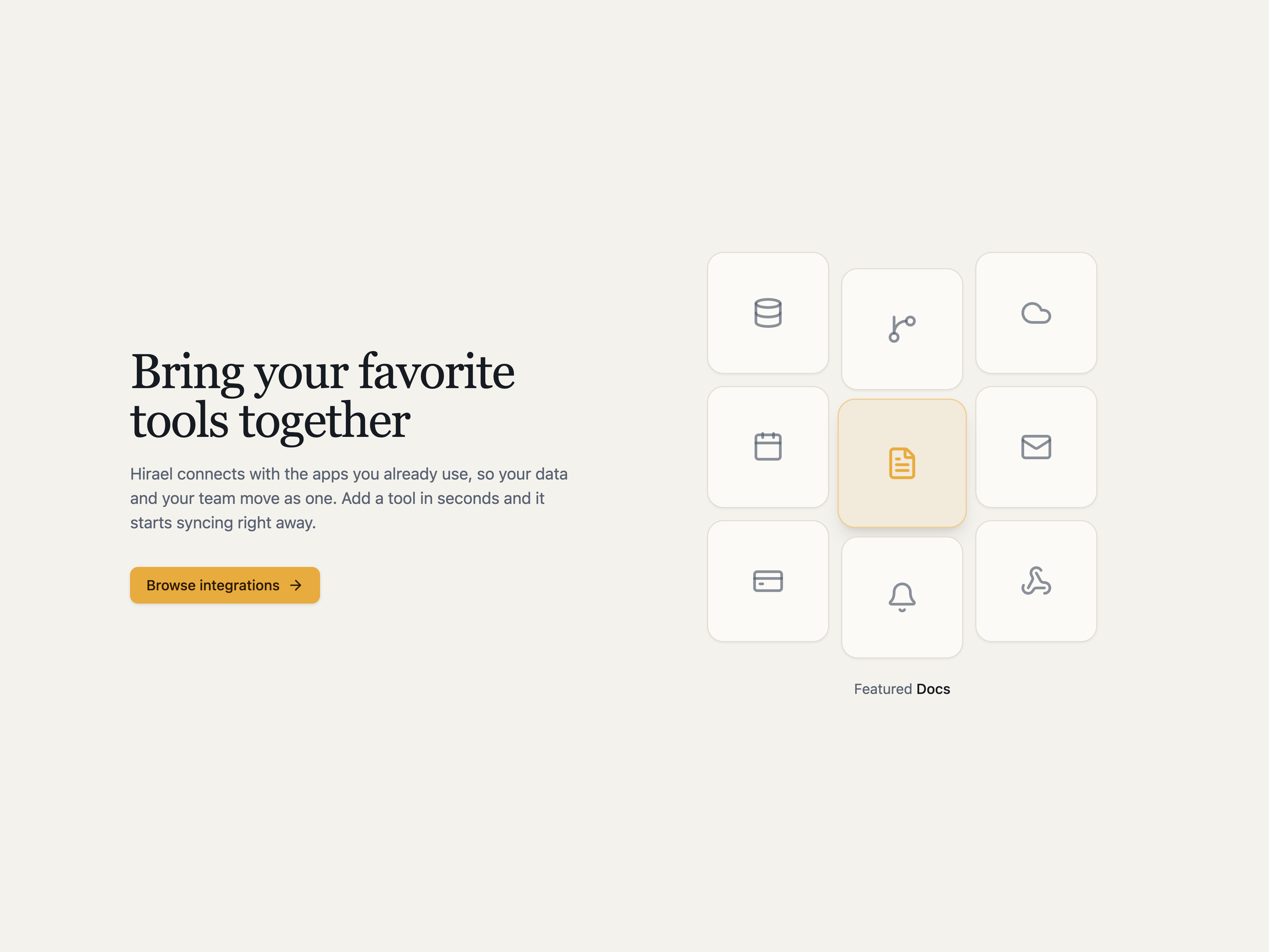 Featured Tool Integrations