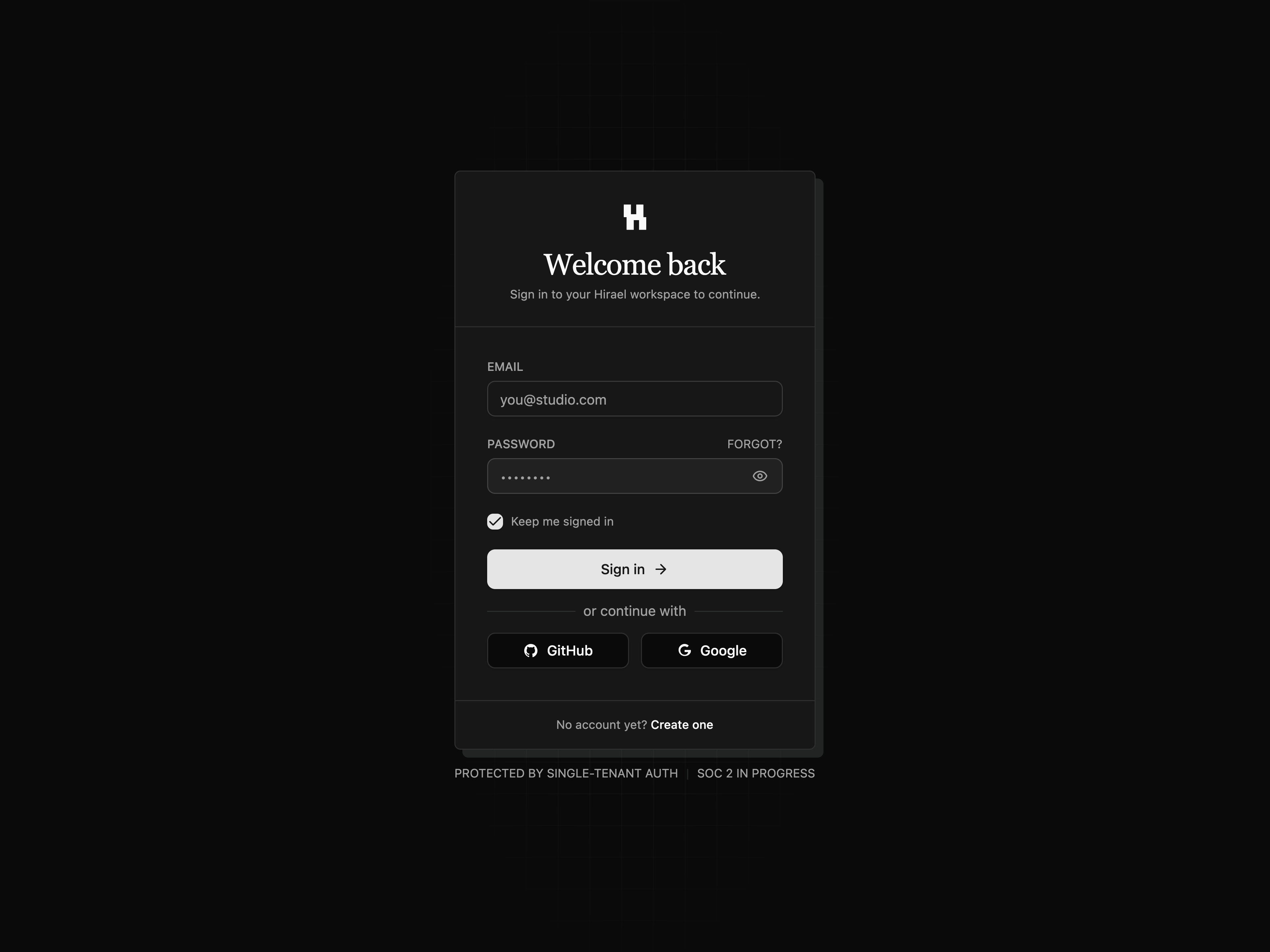 Login Card
