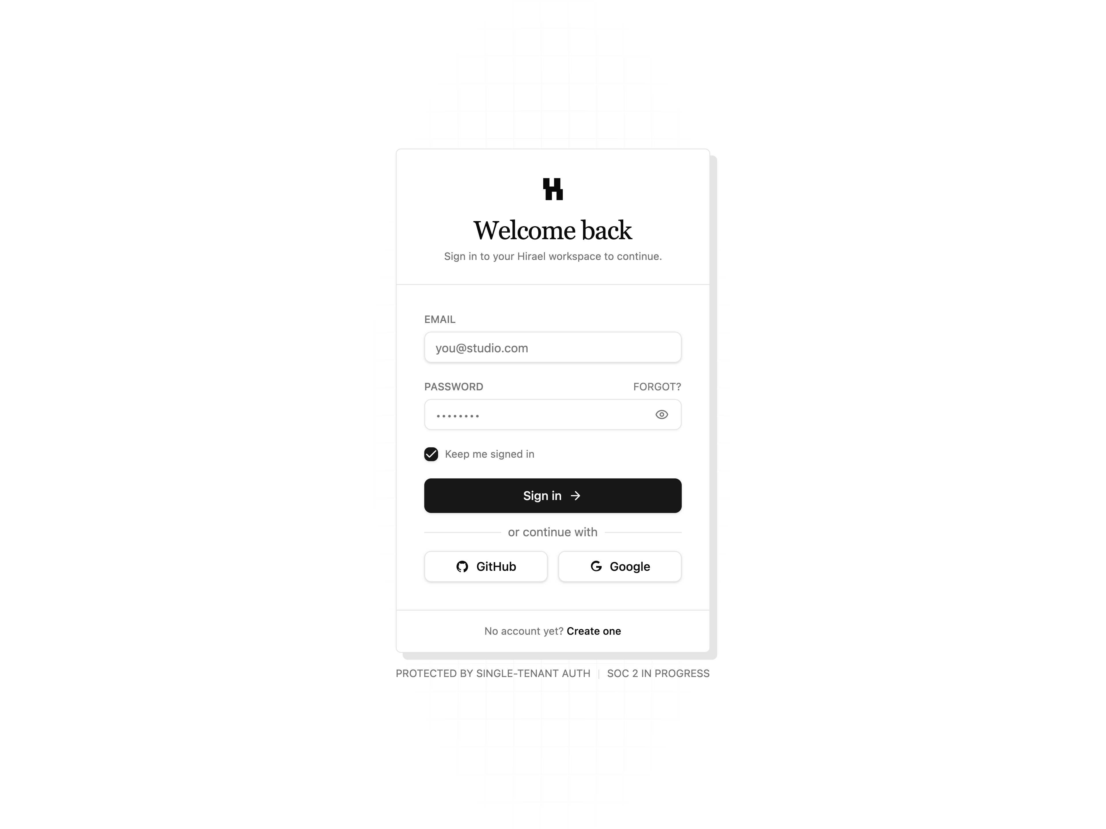 Login Card