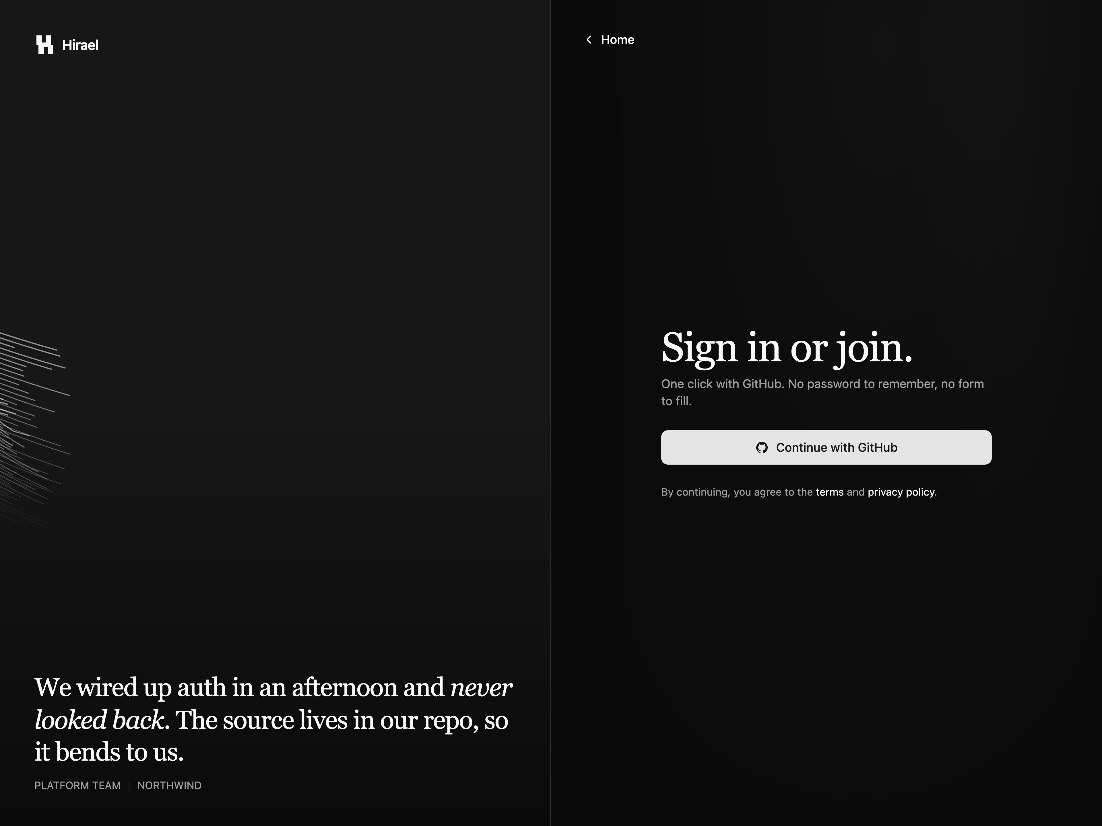 Split Login