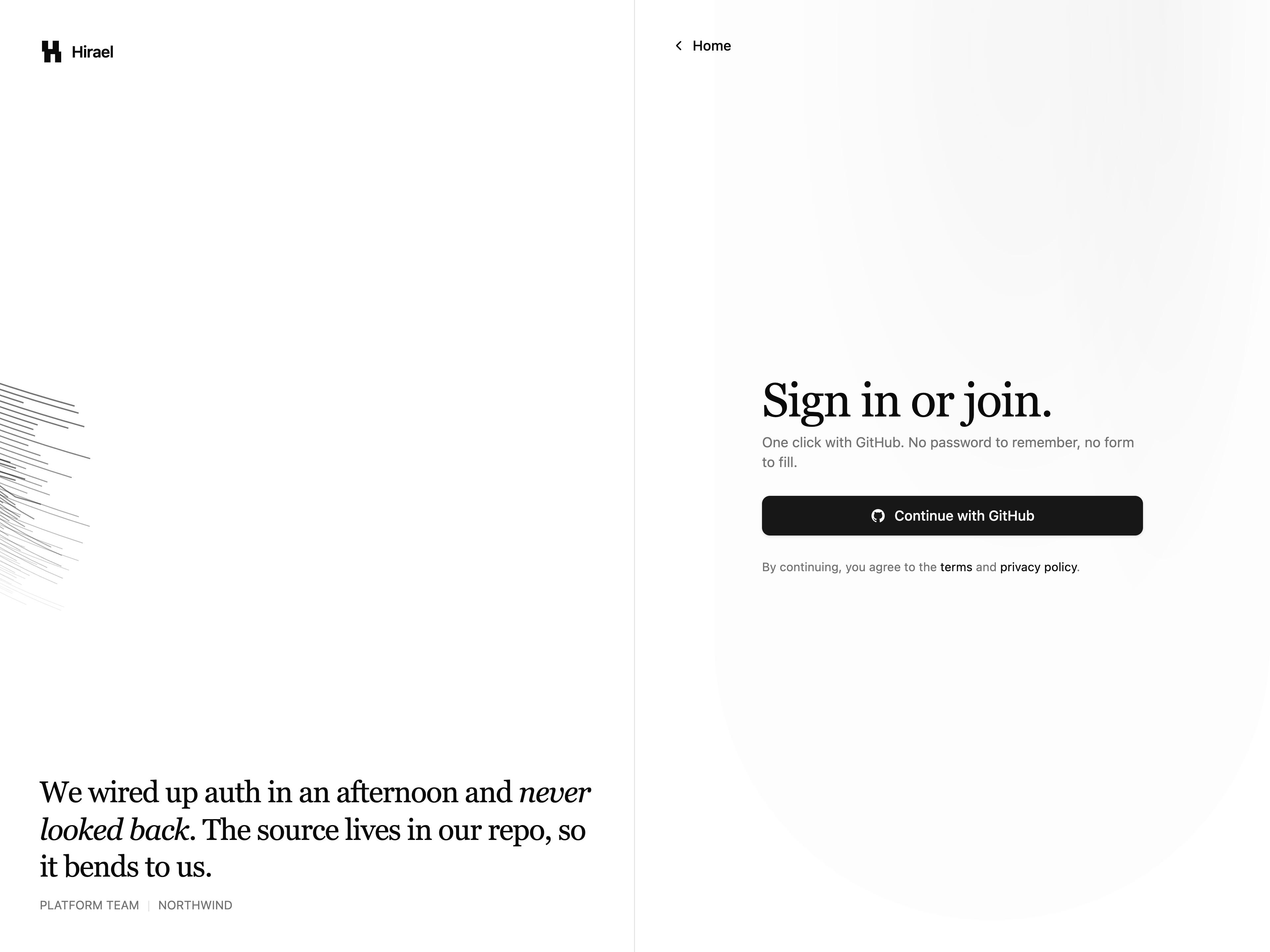 Split Login