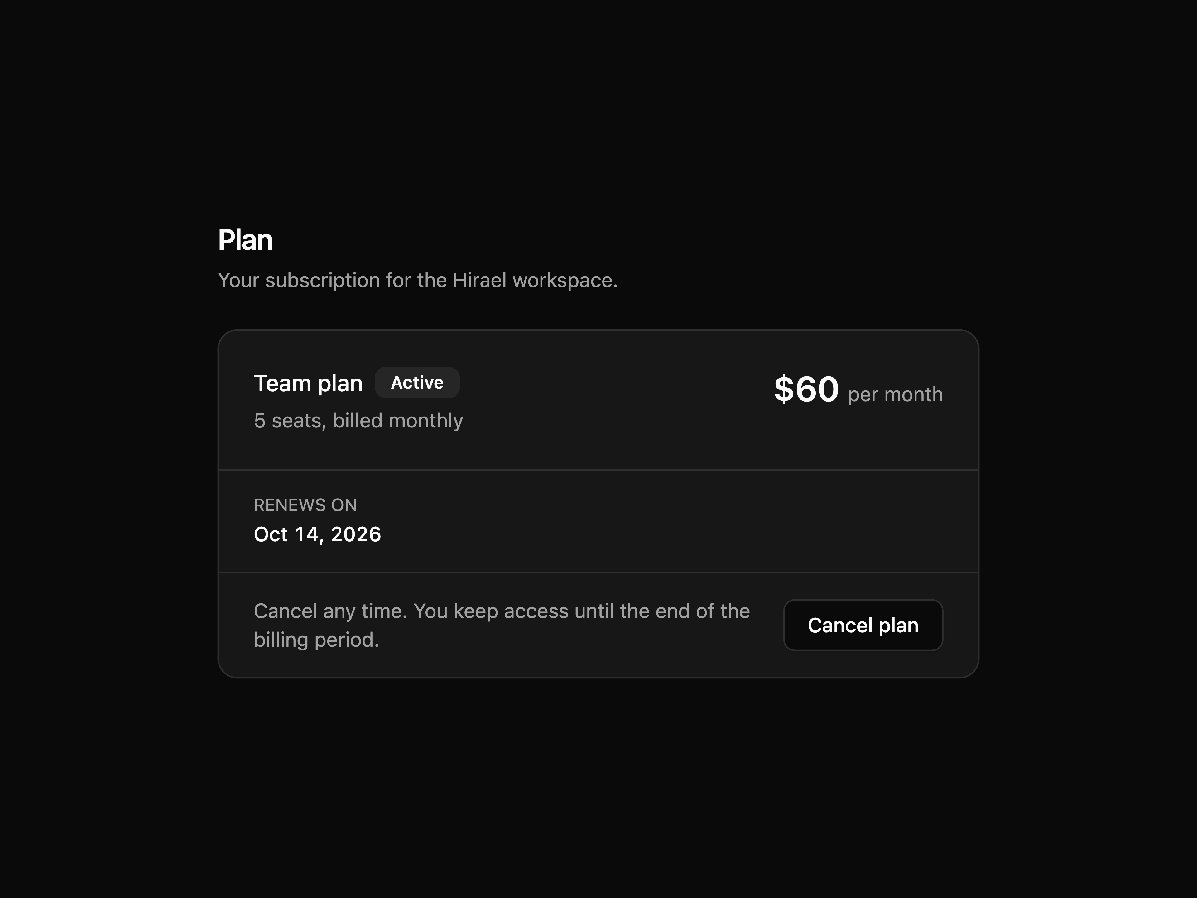 Cancellation Survey