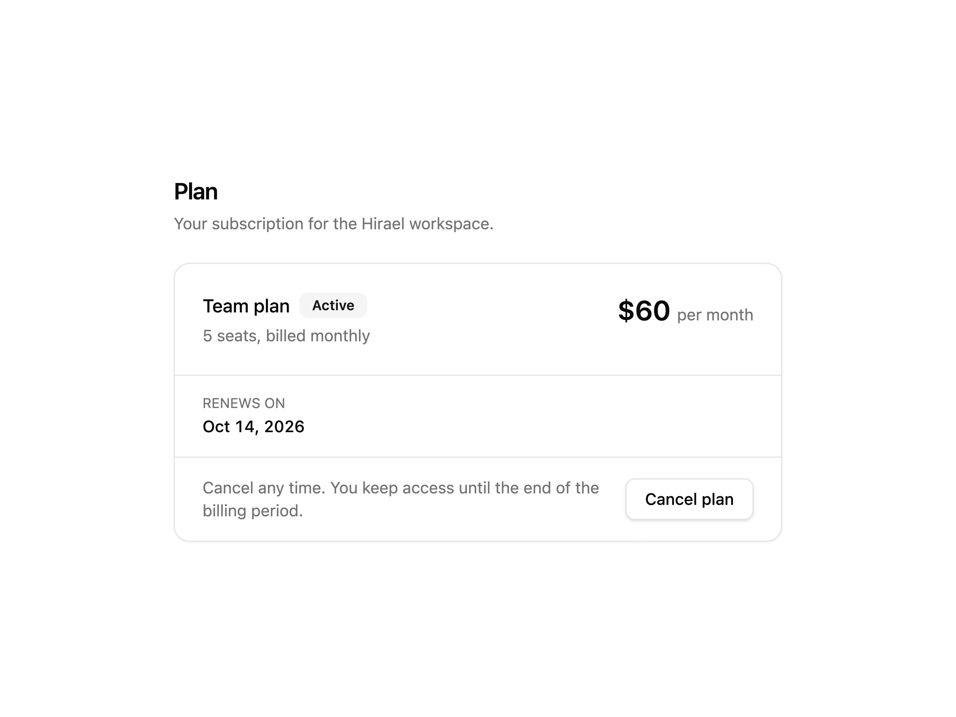 Cancellation Survey