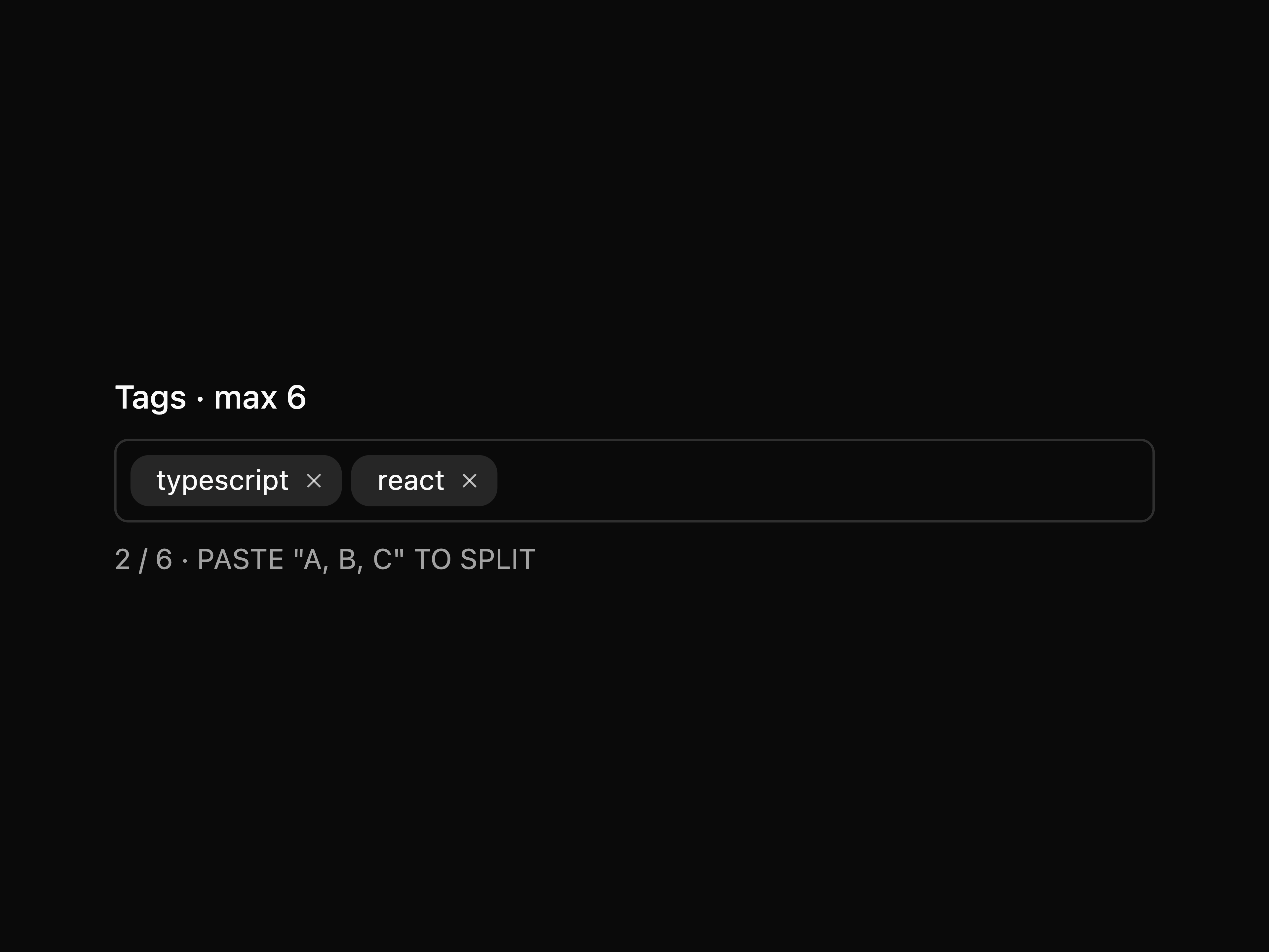 Tag Input