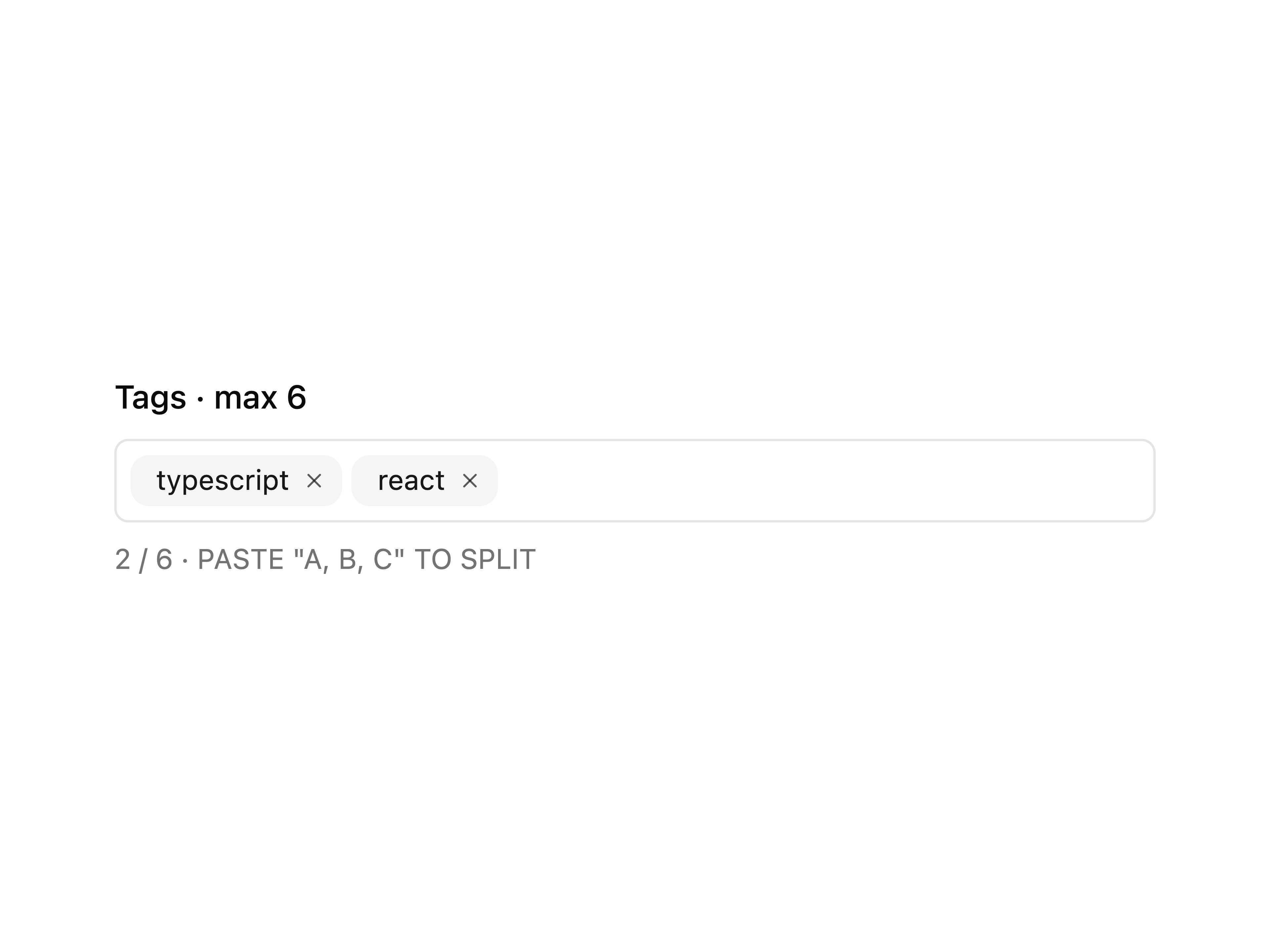 Tag Input