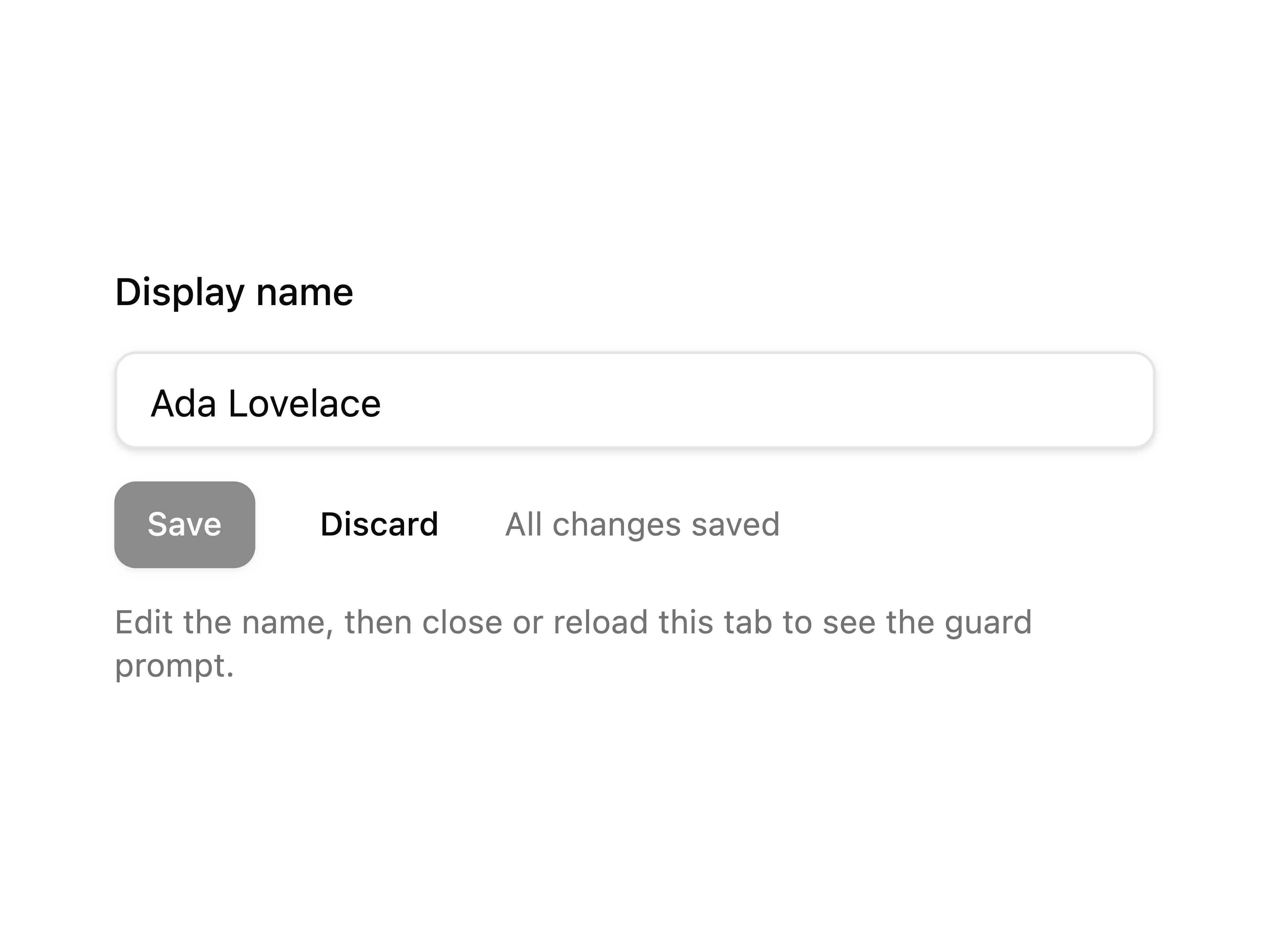 Unsaved Guard