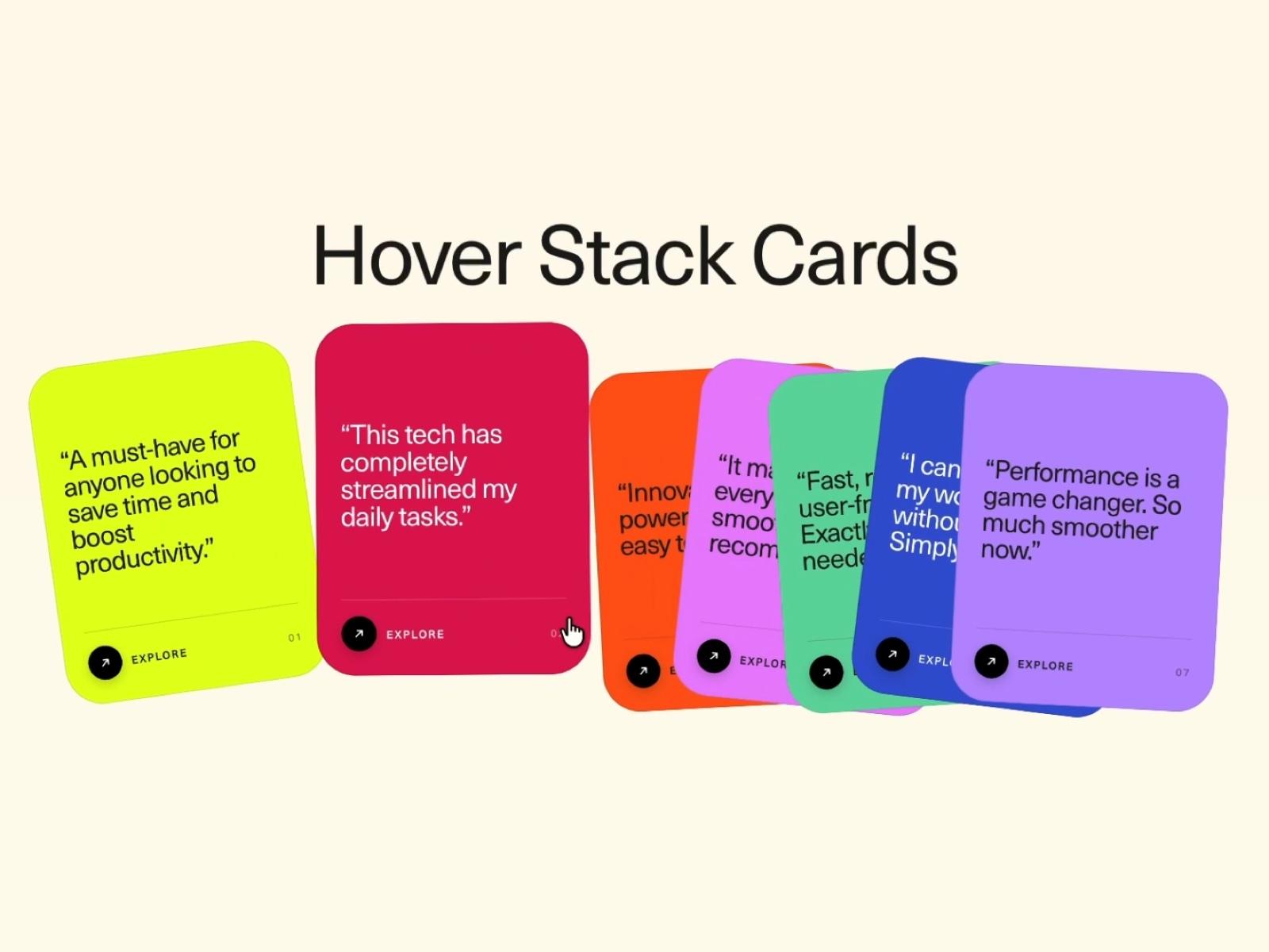 Hover Stack