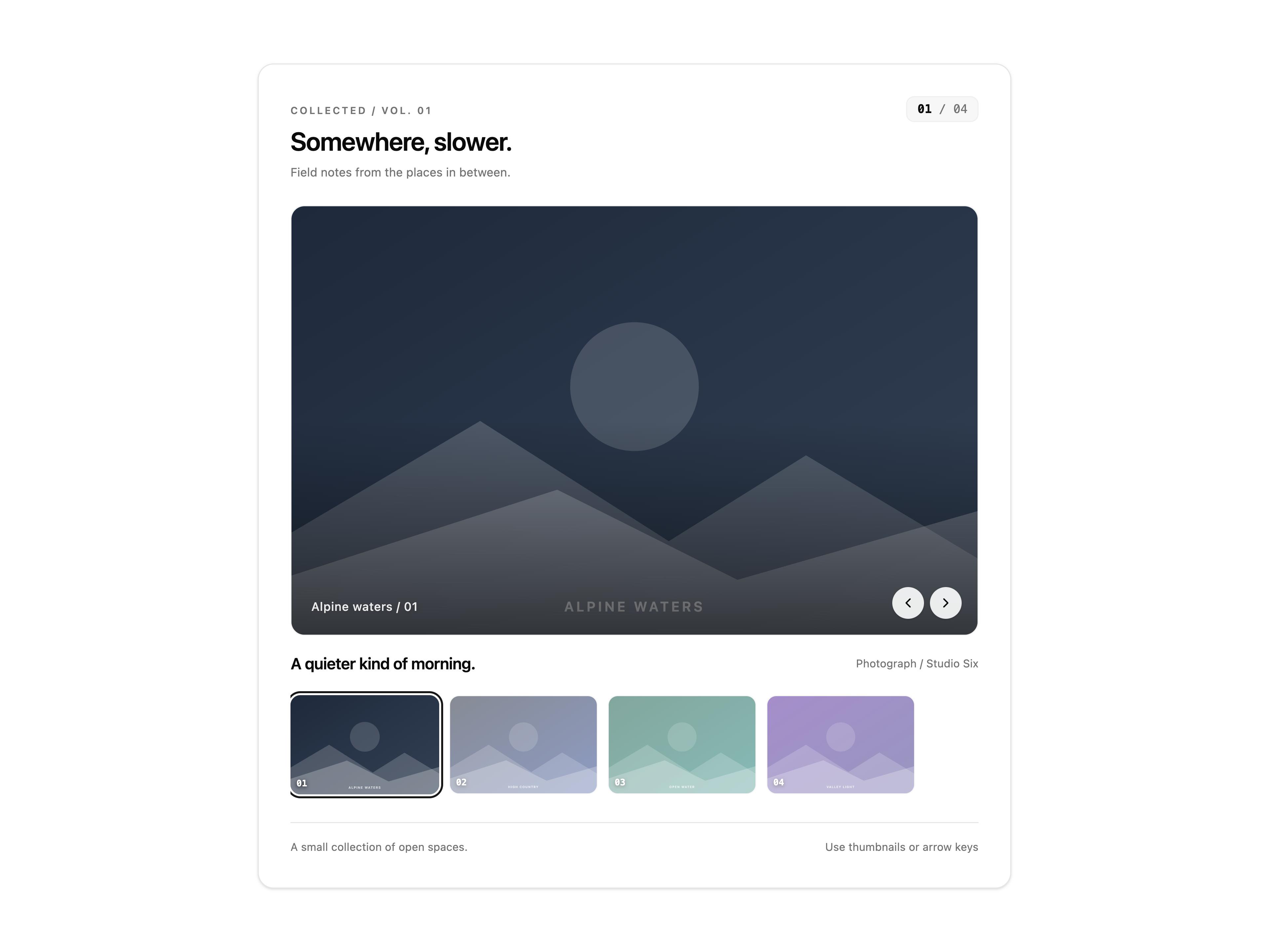 Thumbnail image viewer