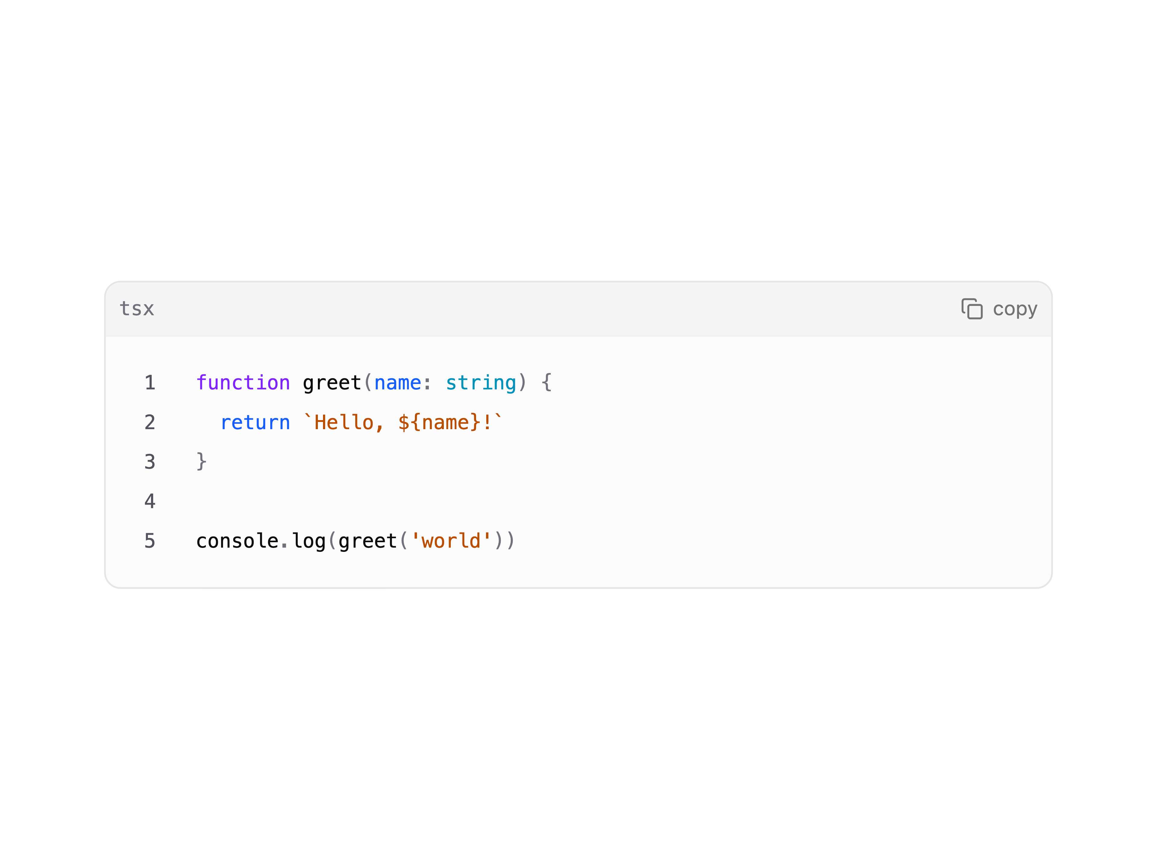 Code Block