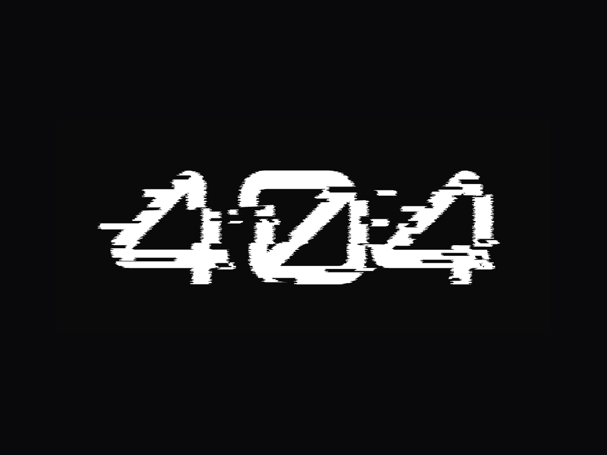 Glitchy 404