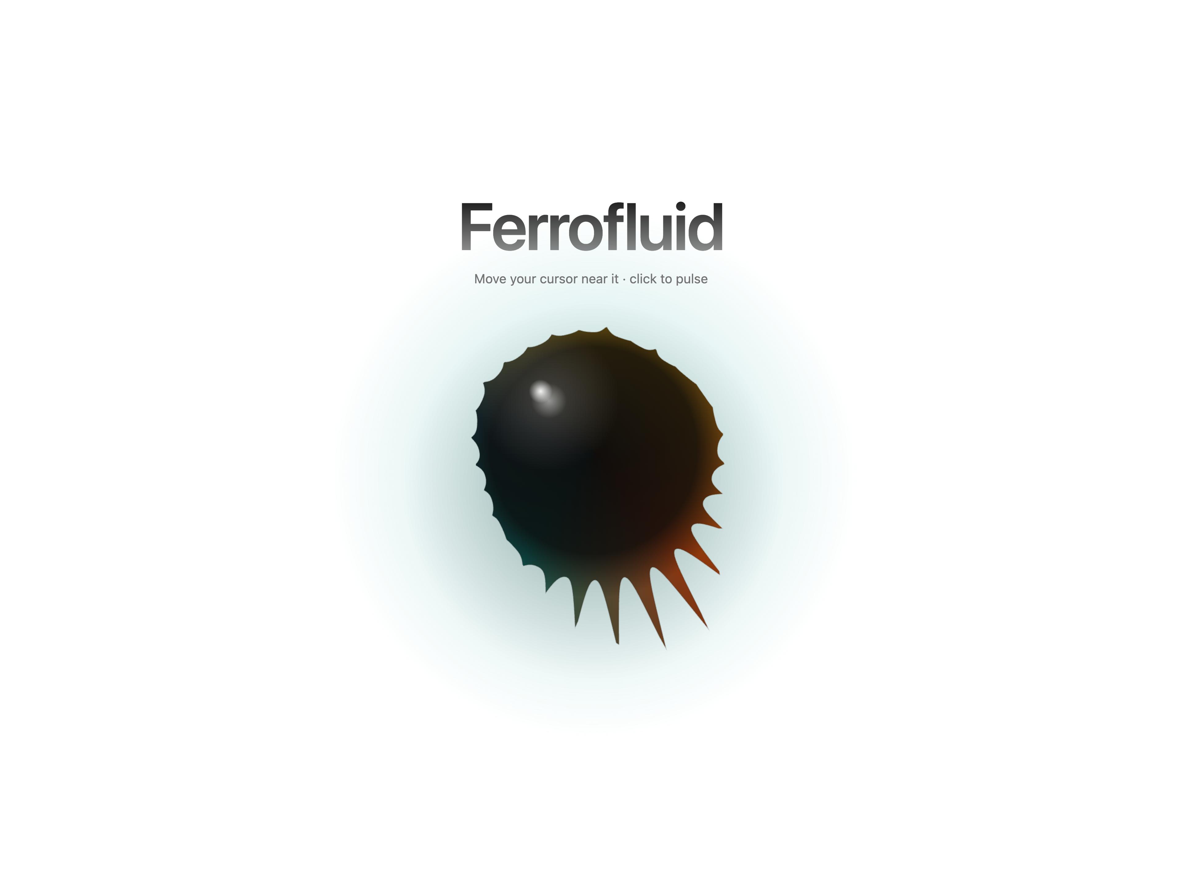 Ferrofluid