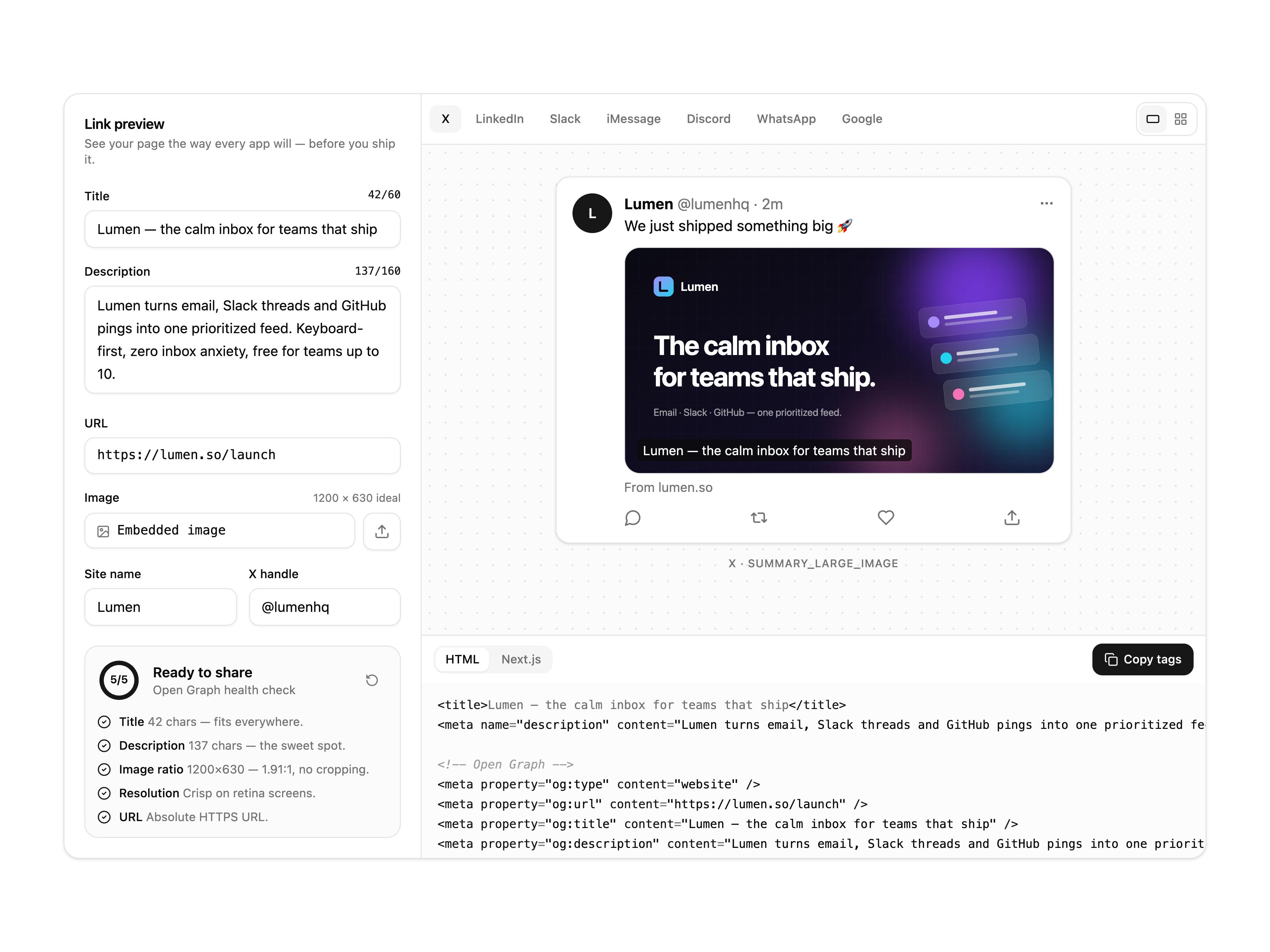 Social Preview