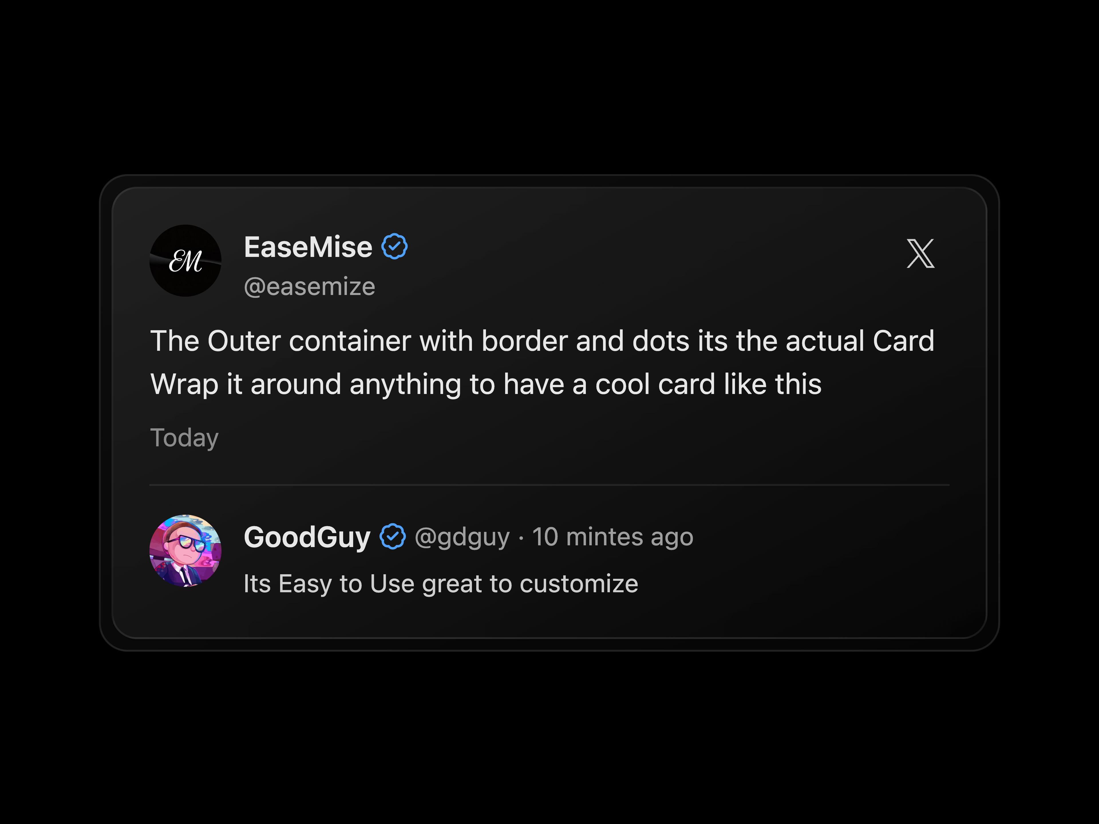 Animated Glow Card