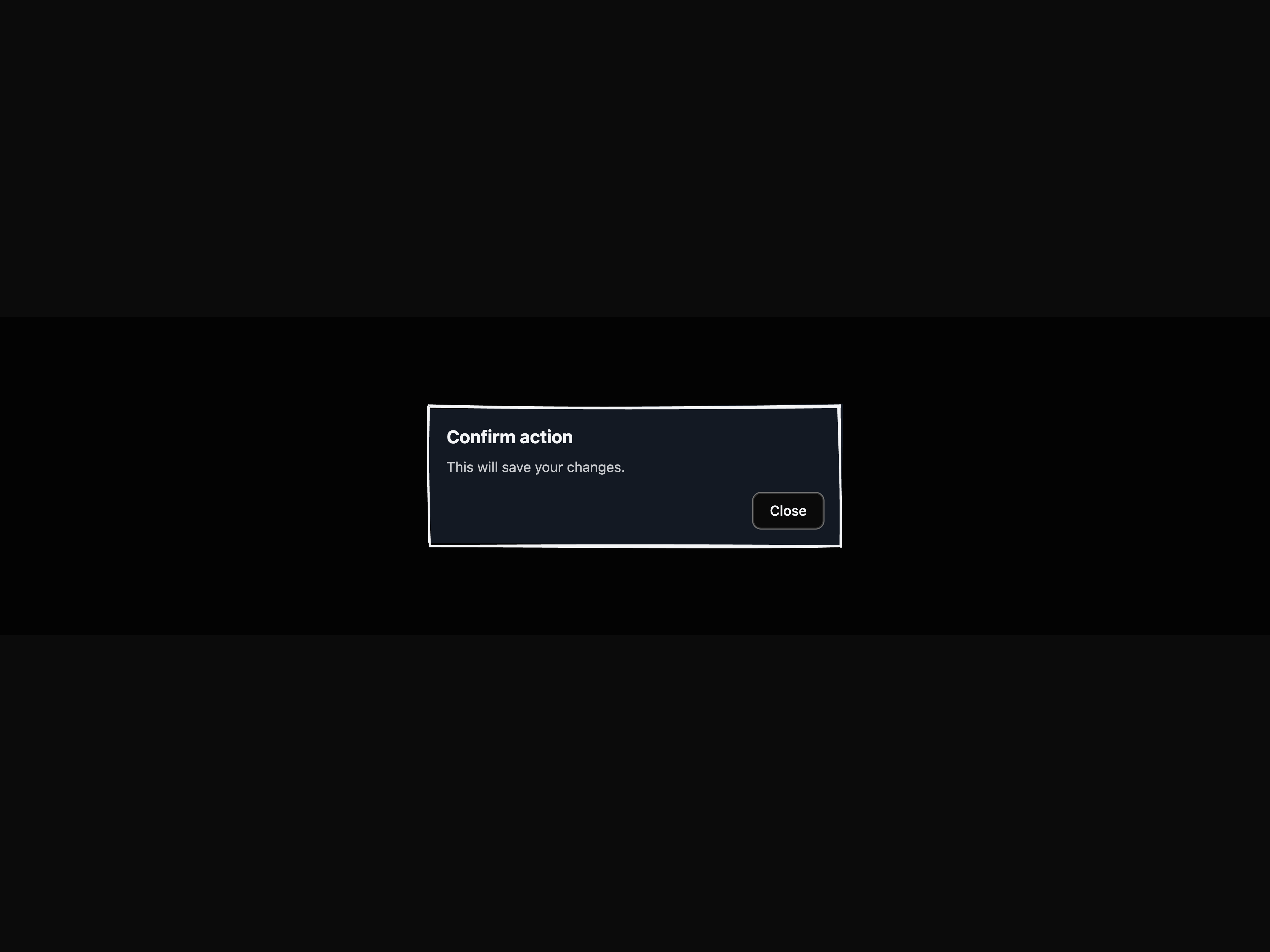 Sketch Dialog