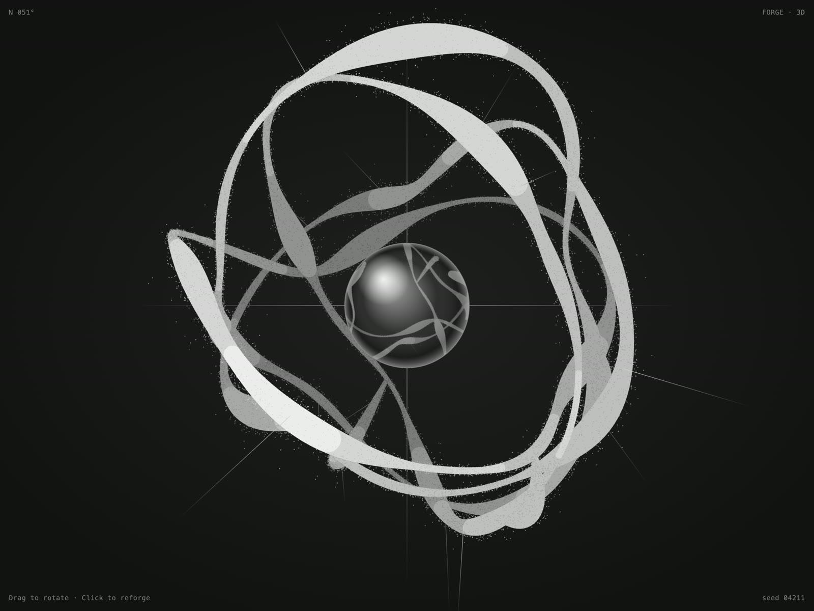 Interactive 3D Generative Sculpture