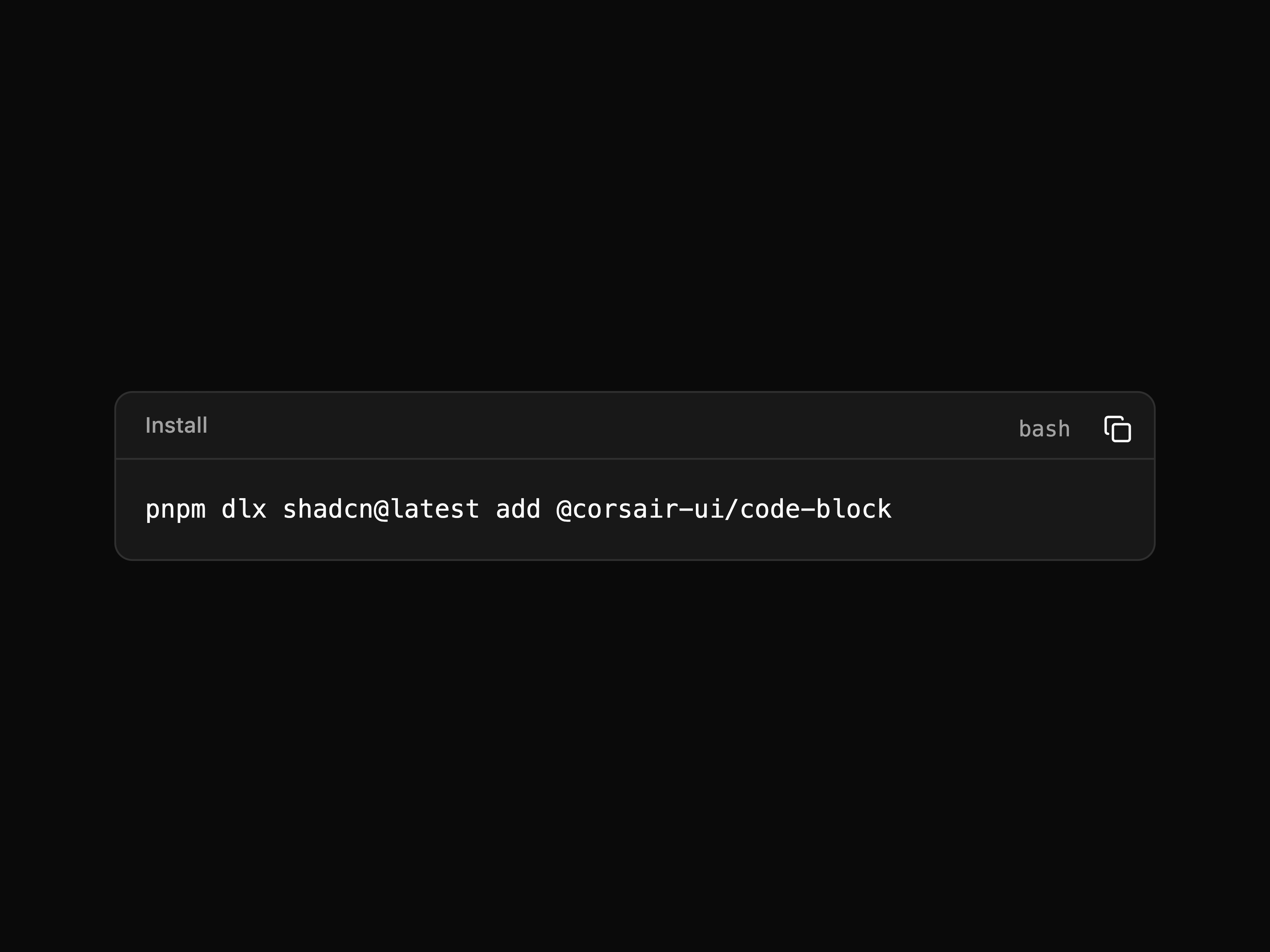 Code Block