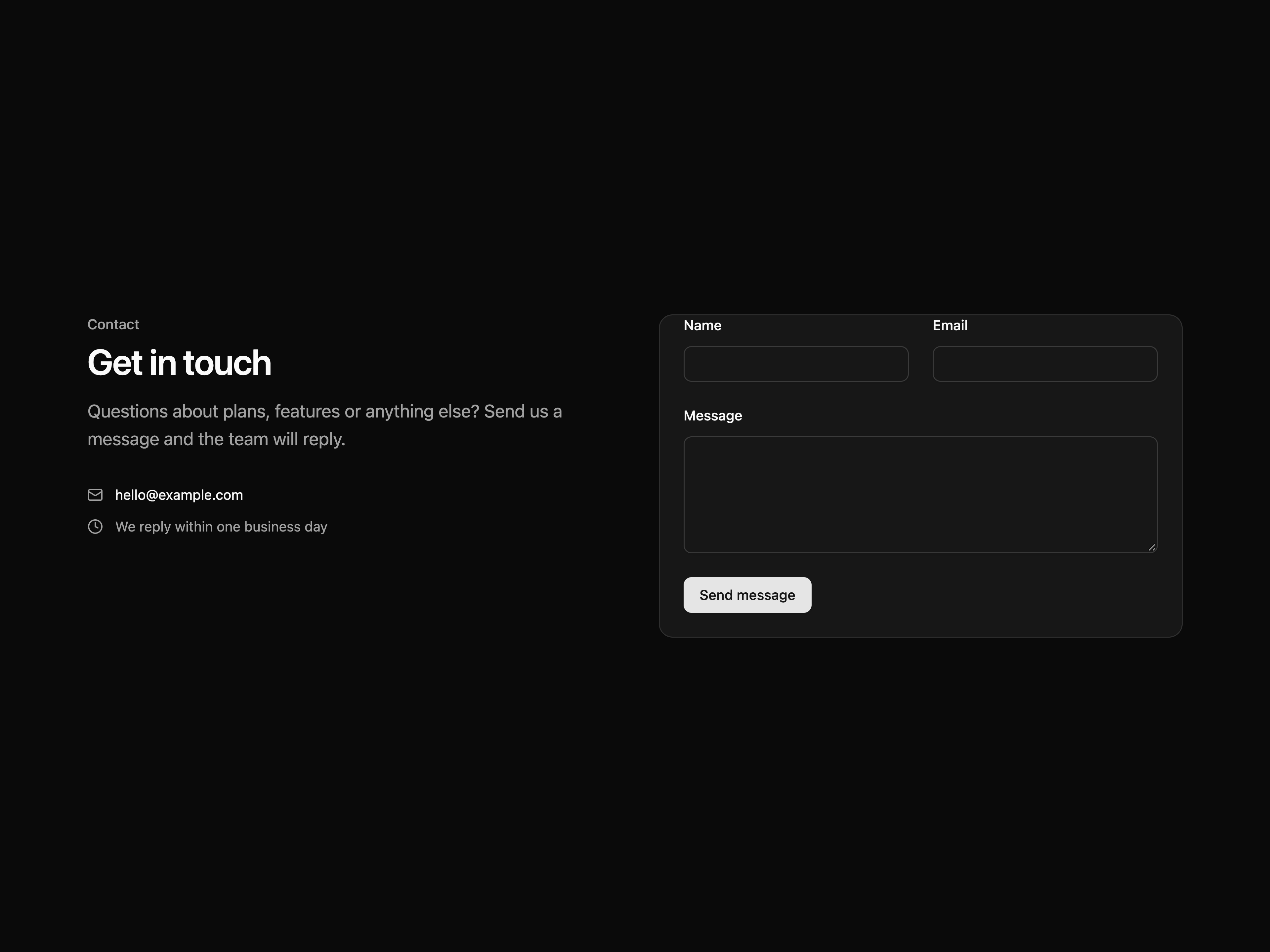 Contact Form