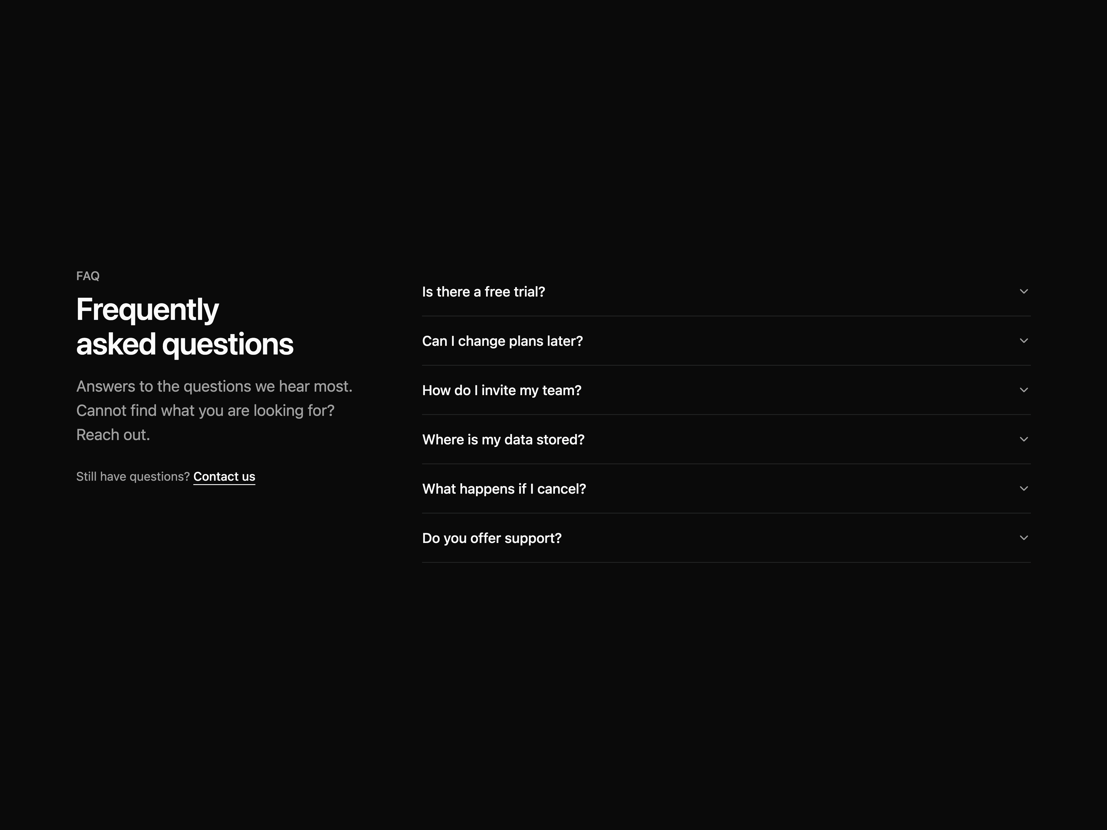 FAQ Section