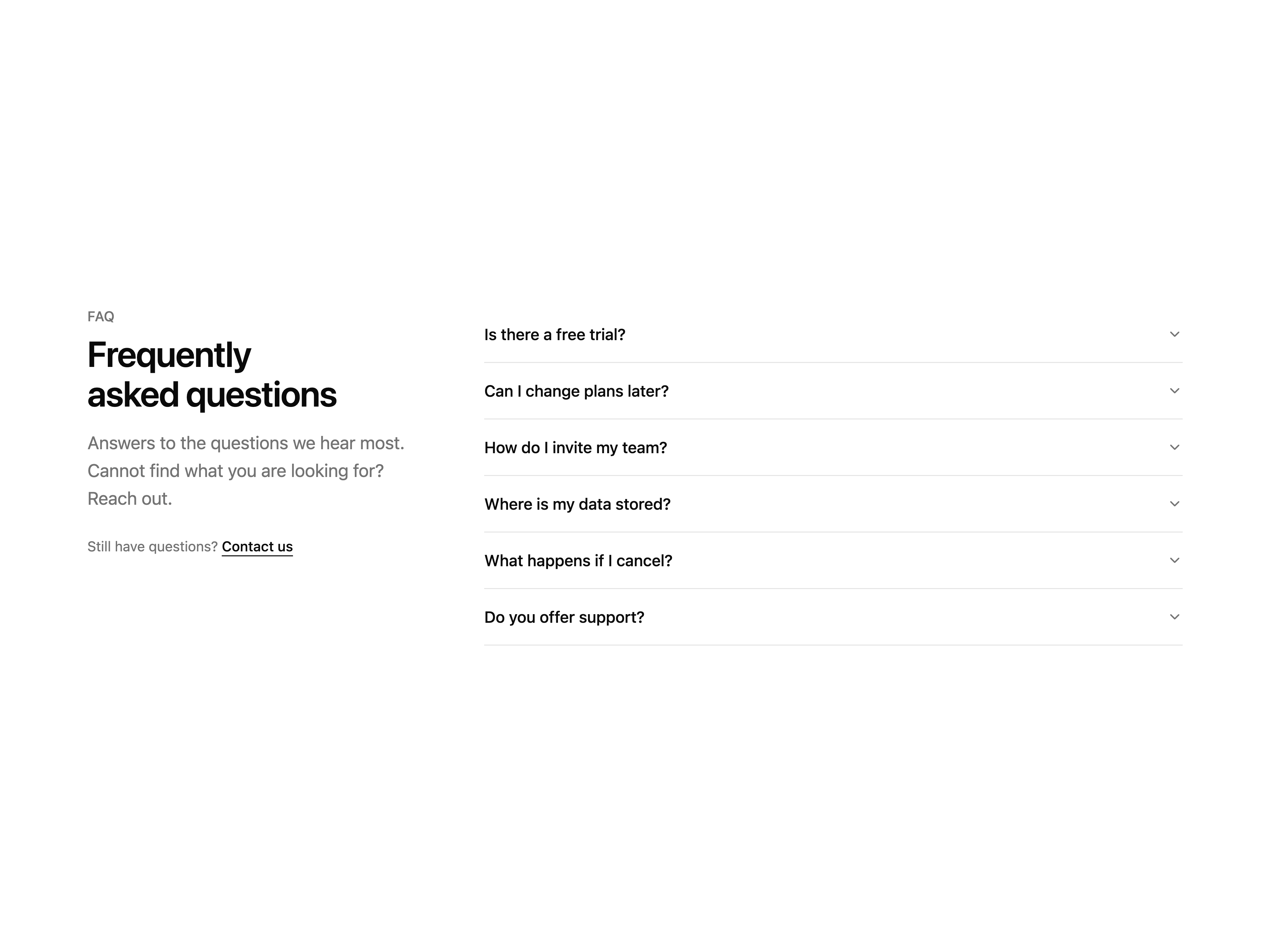 FAQ Section