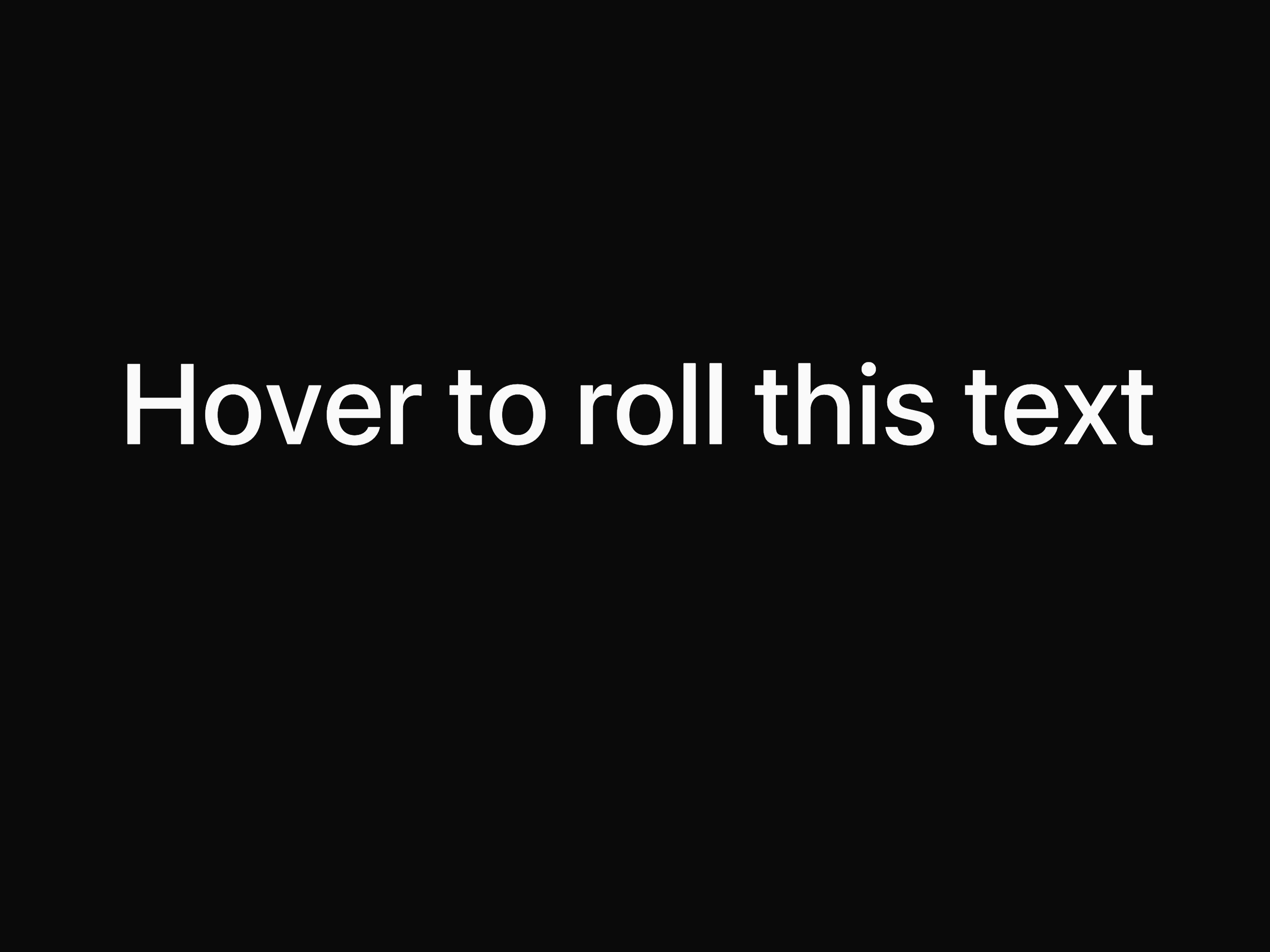 Roll Text