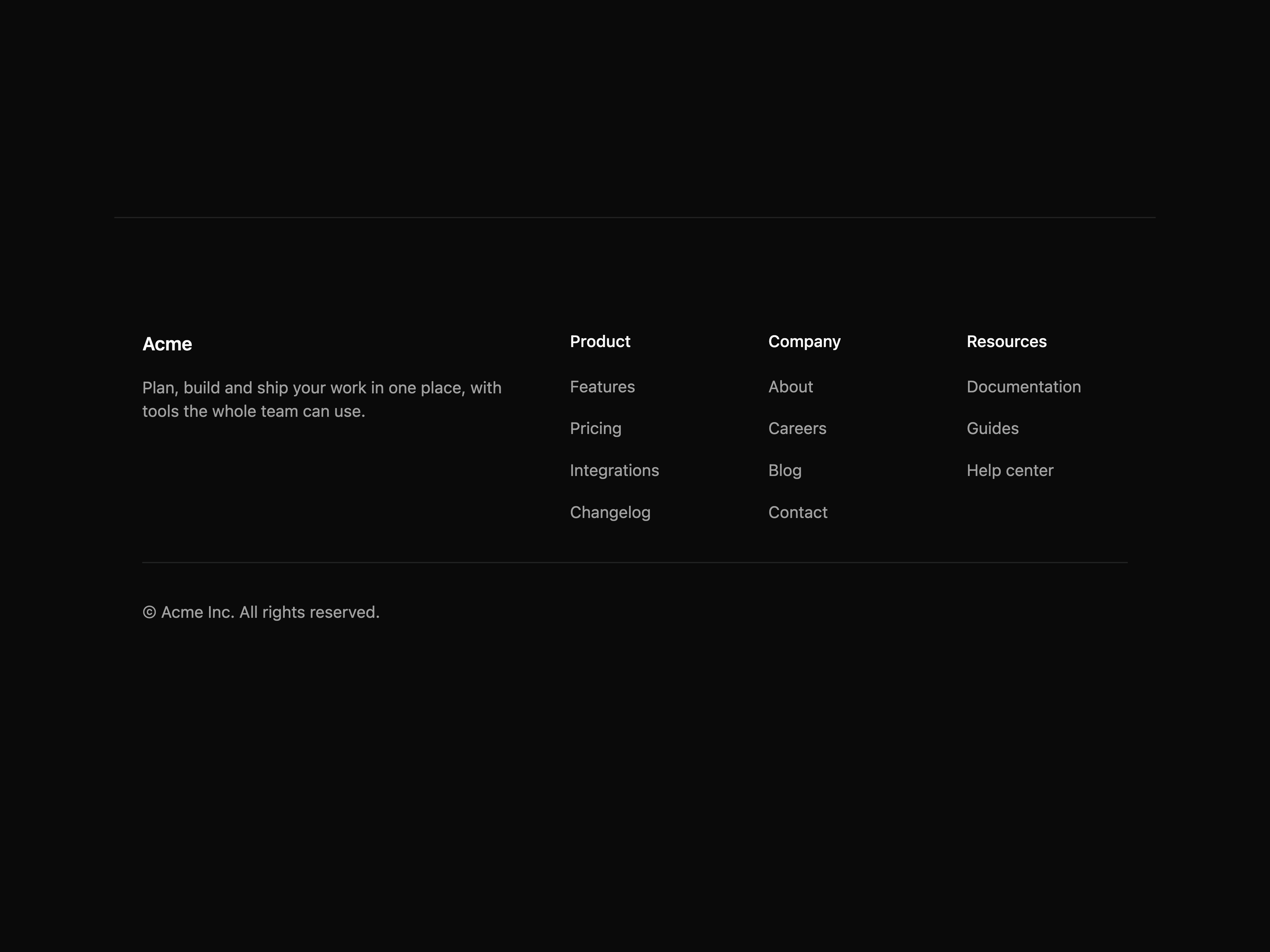 Site Footer