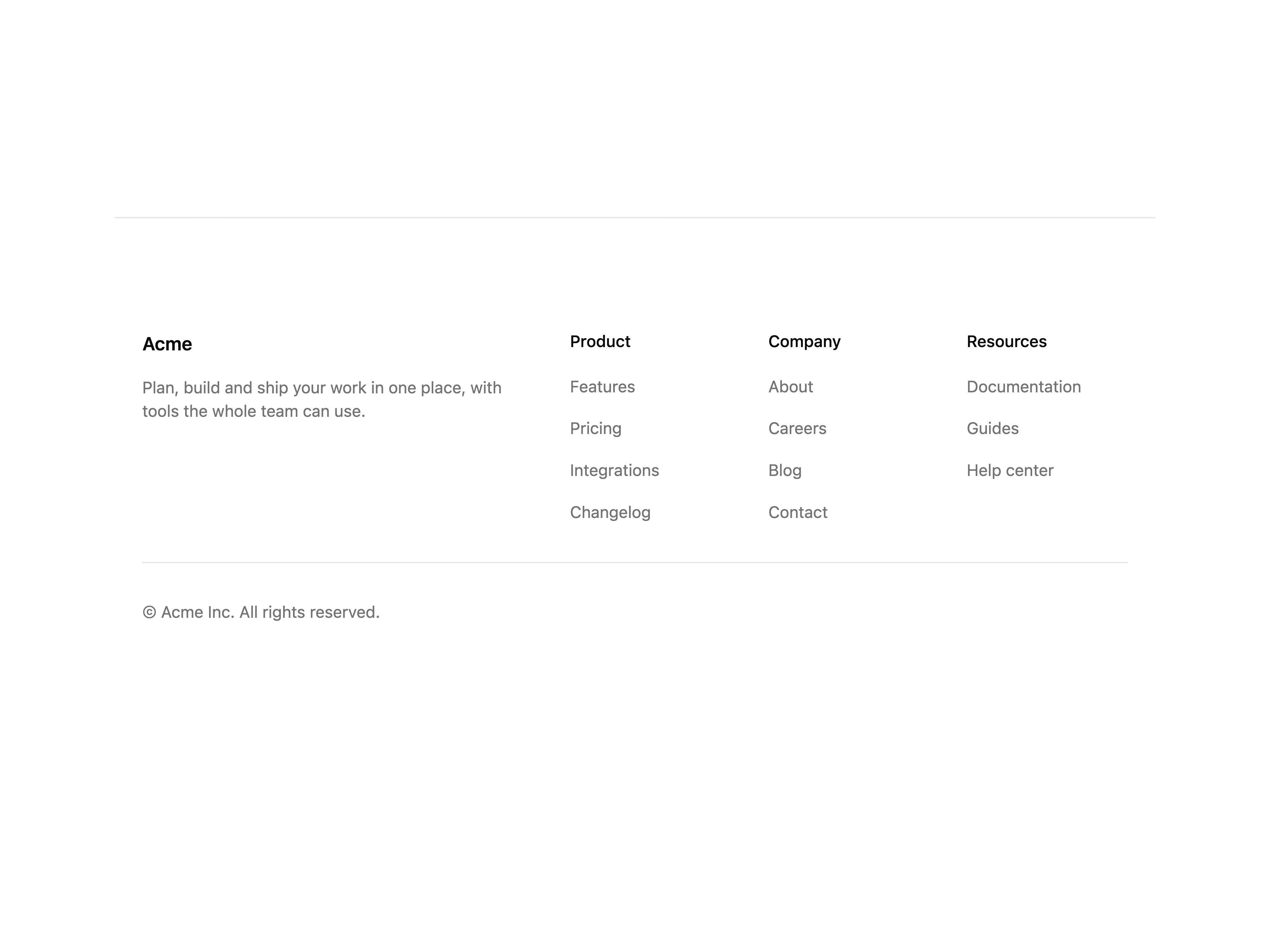 Site Footer