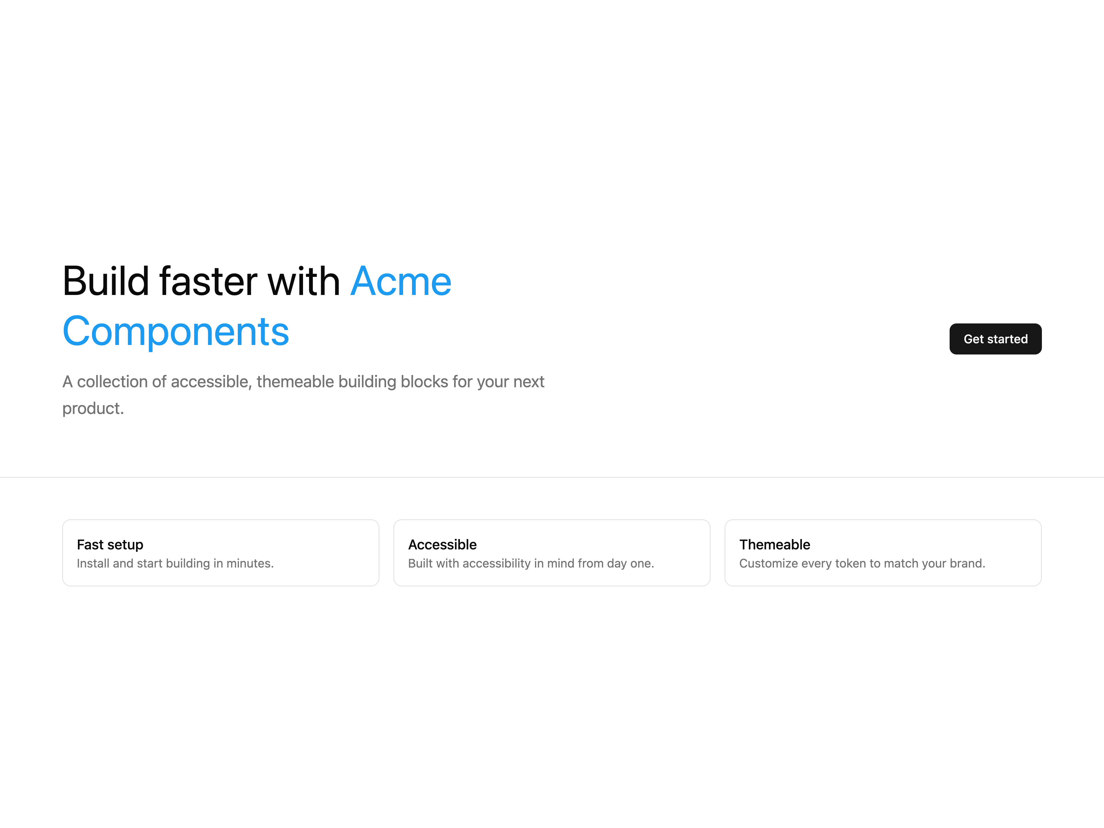 Page Header Layout