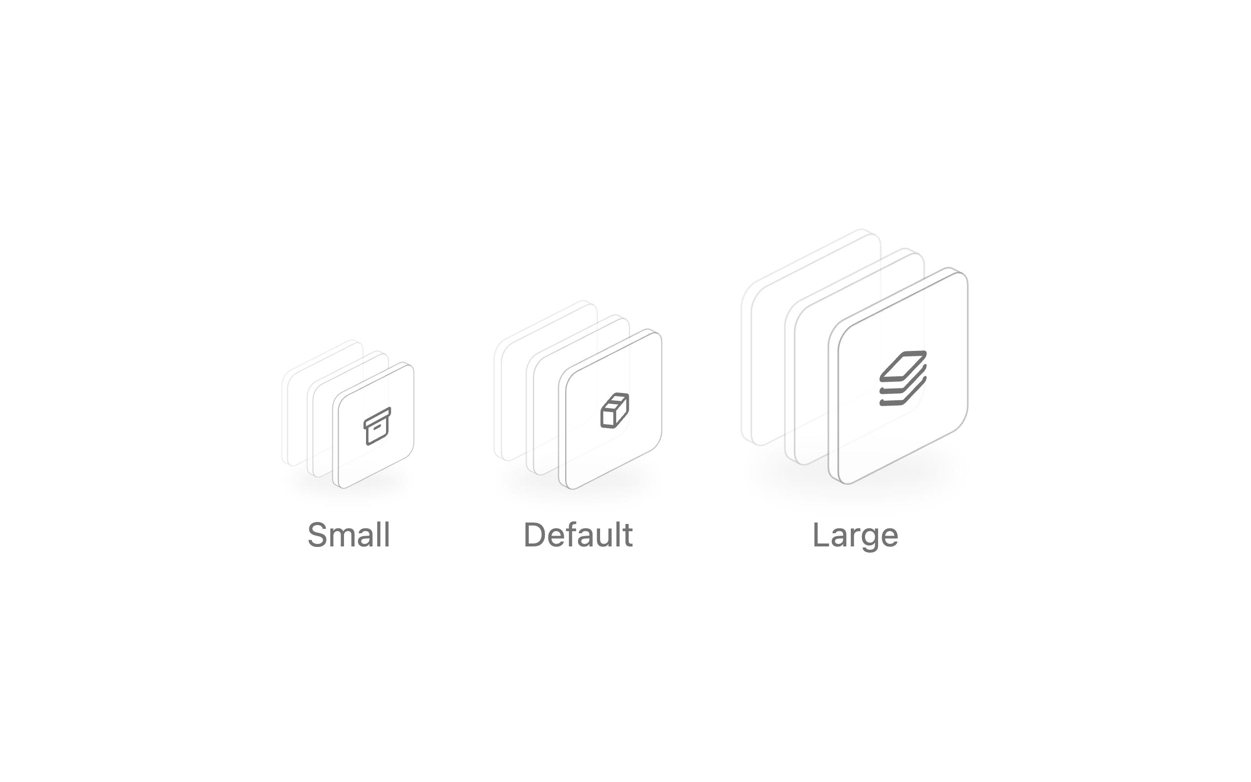 ReUI Icon Stack