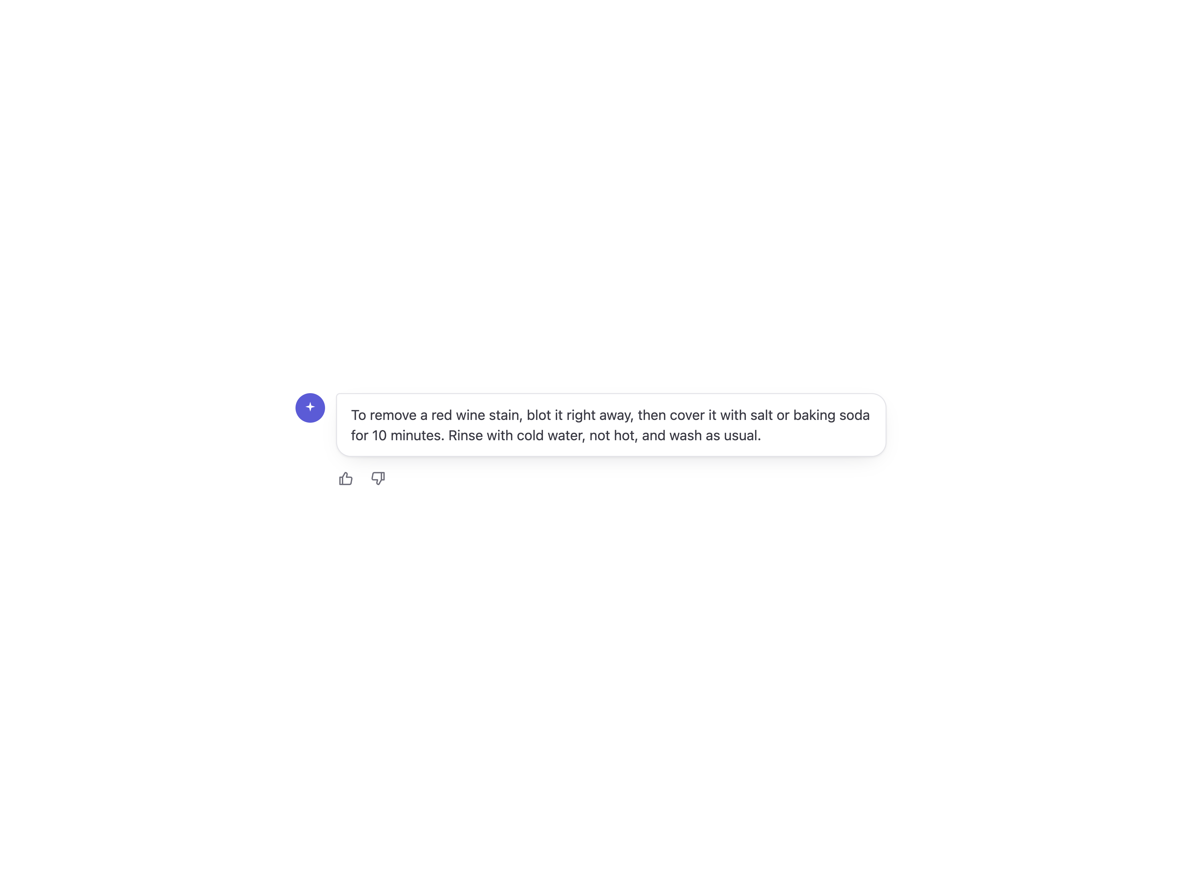 Thumbs Feedback