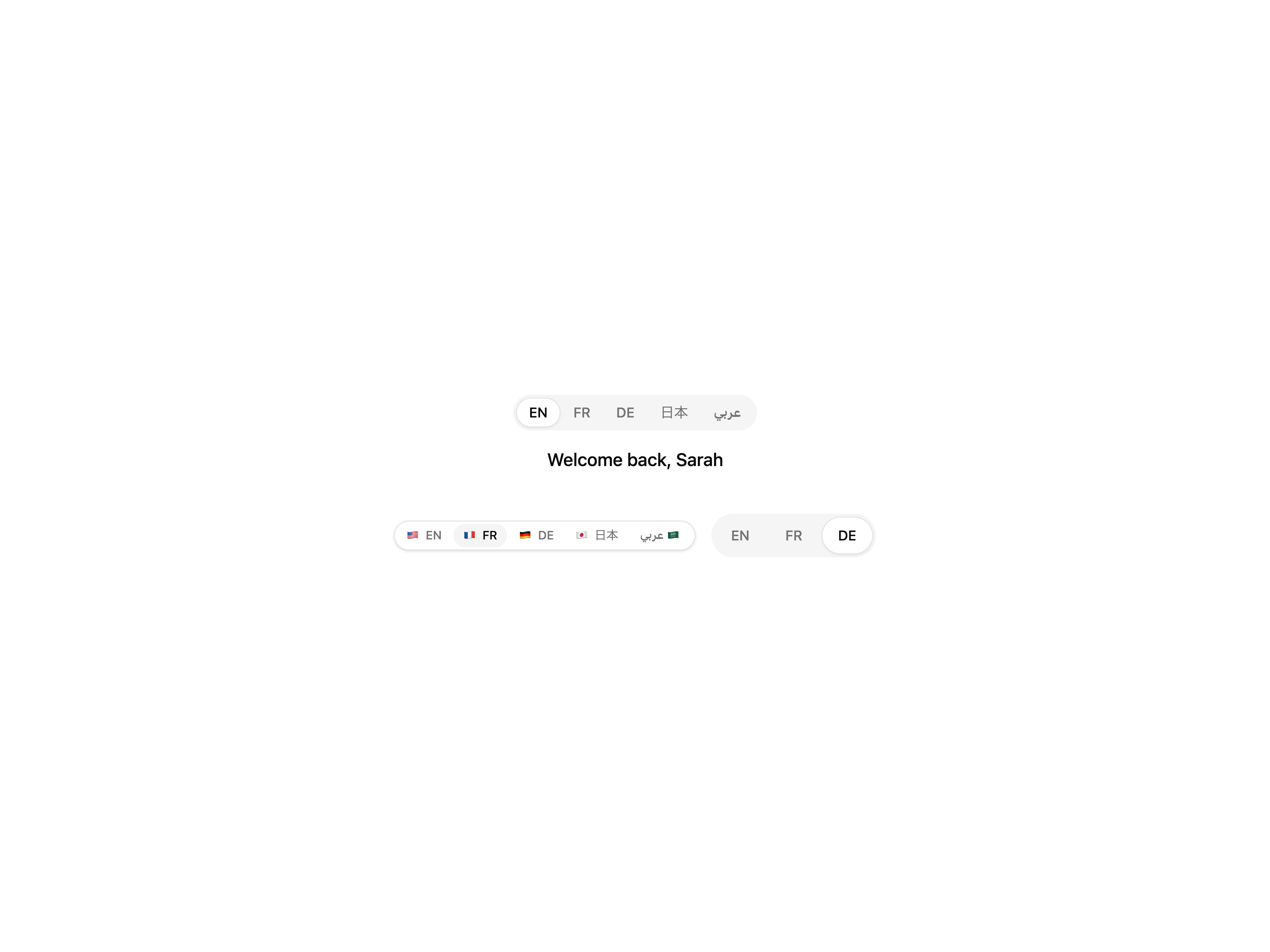 Language Switcher Pill