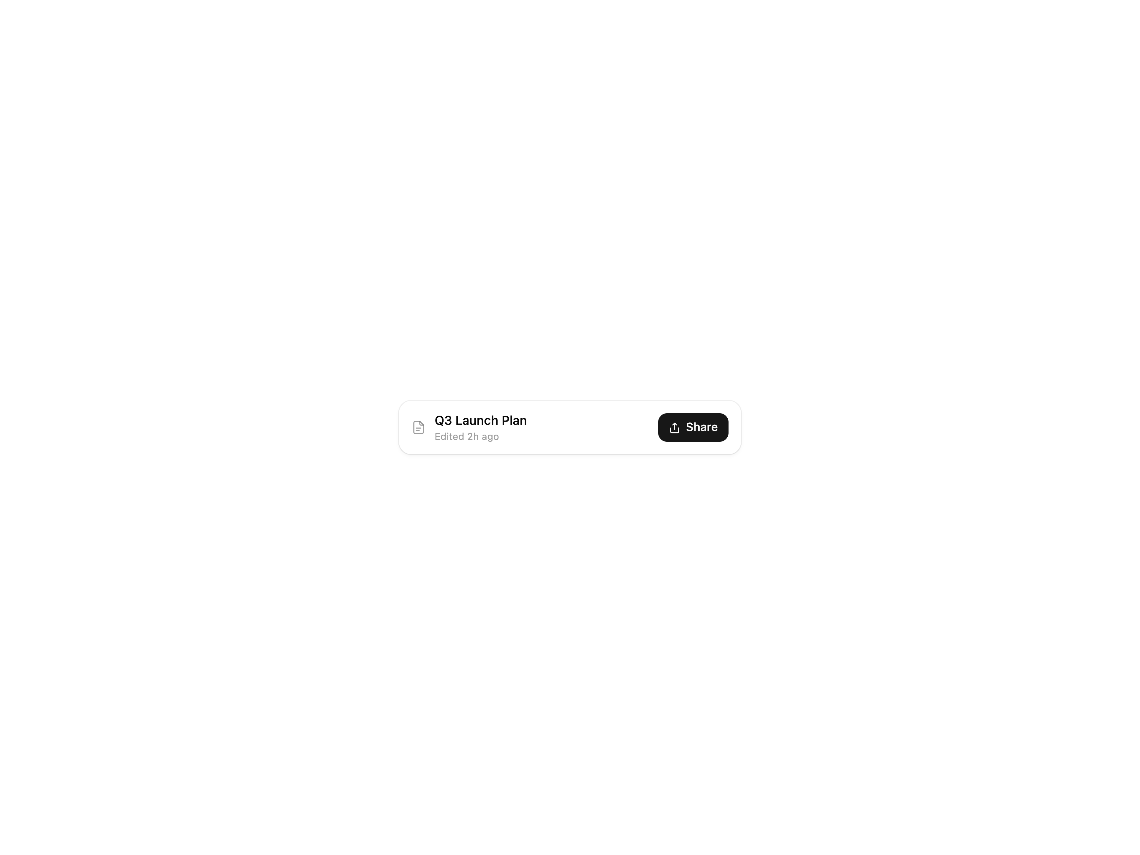 Share Permissions Popover