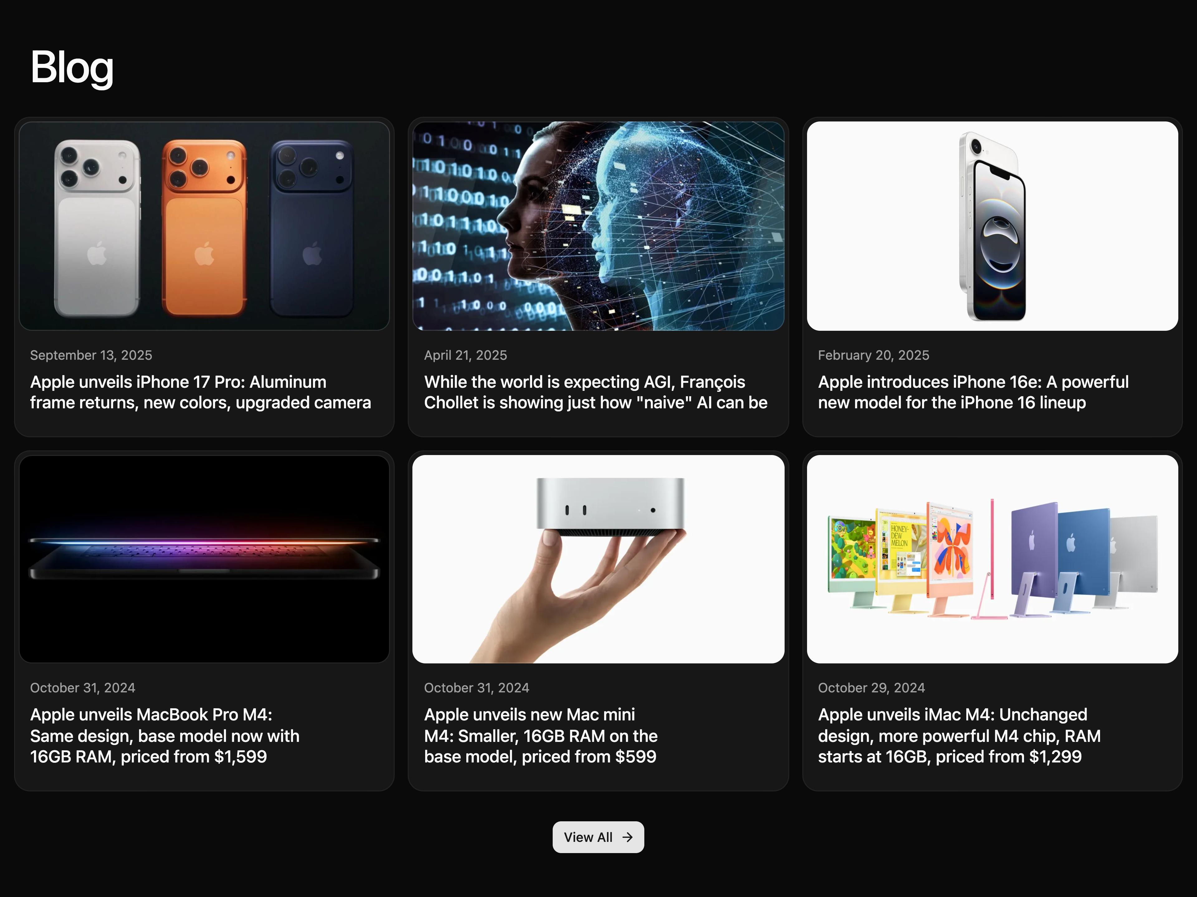Blog Grid Section