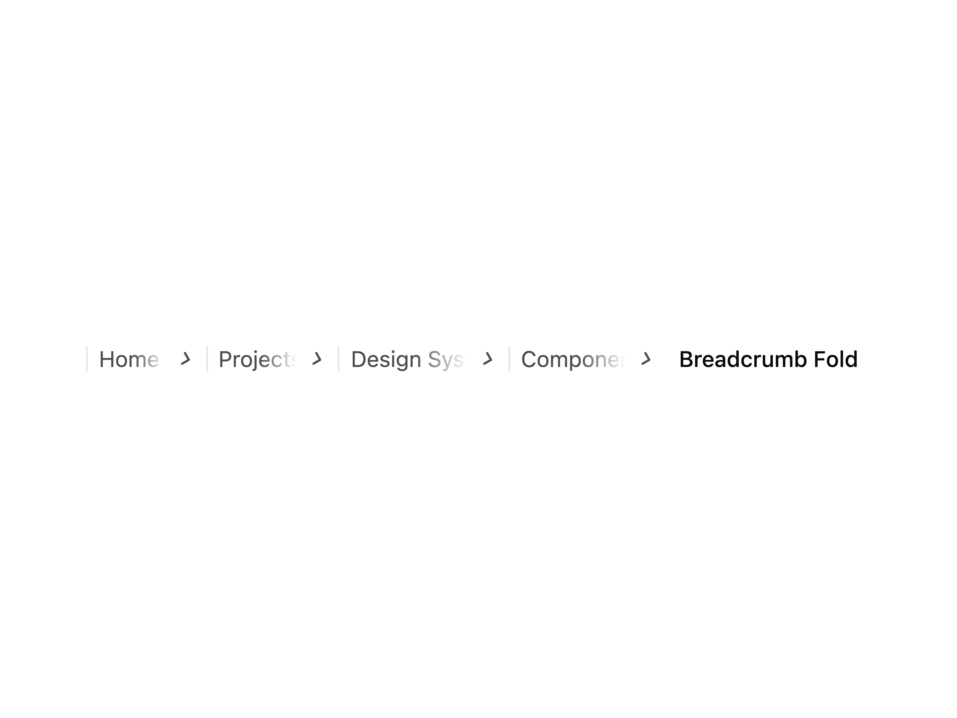Breadcrumb Fold