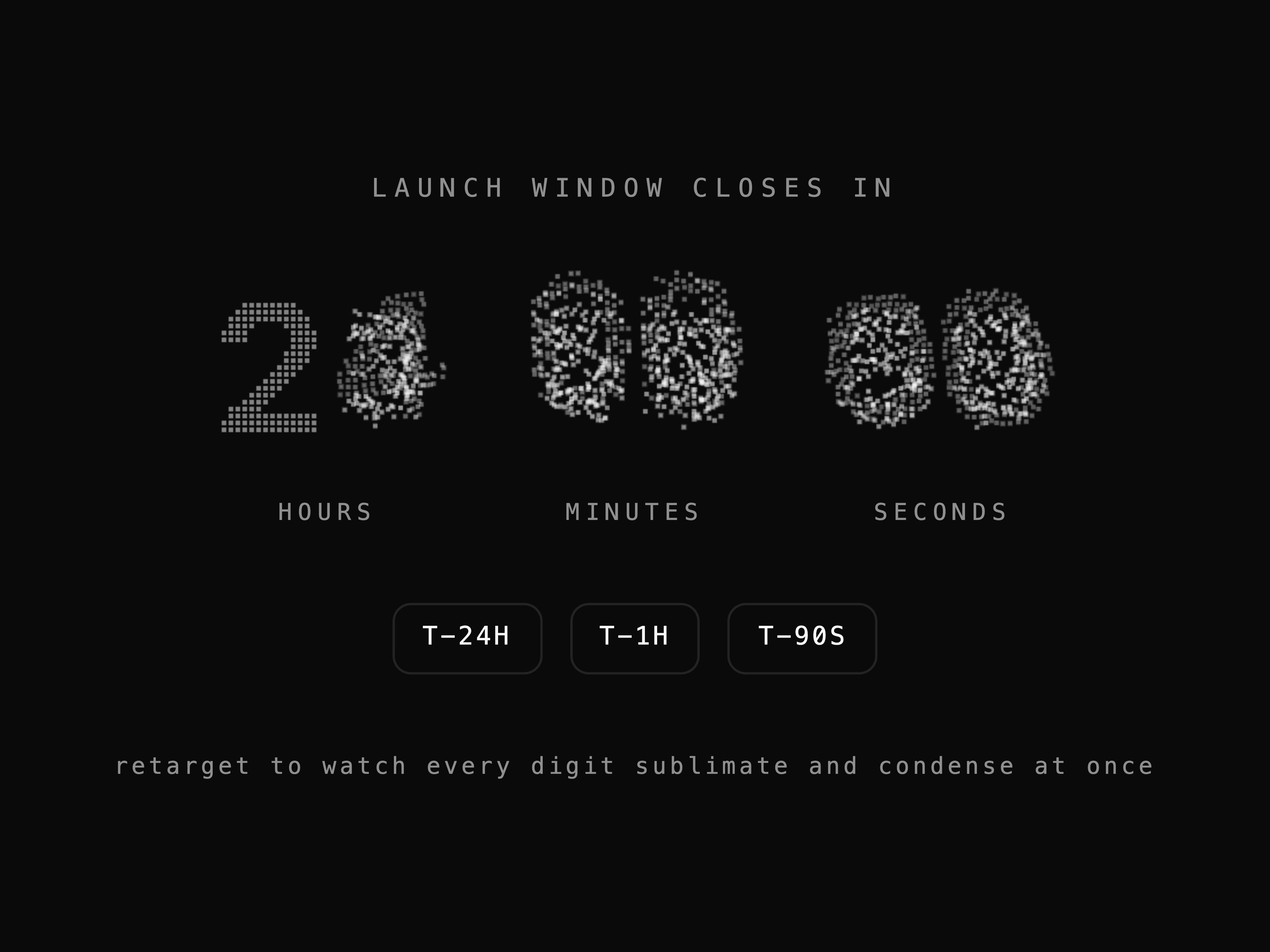 Countdown Vapor Digits