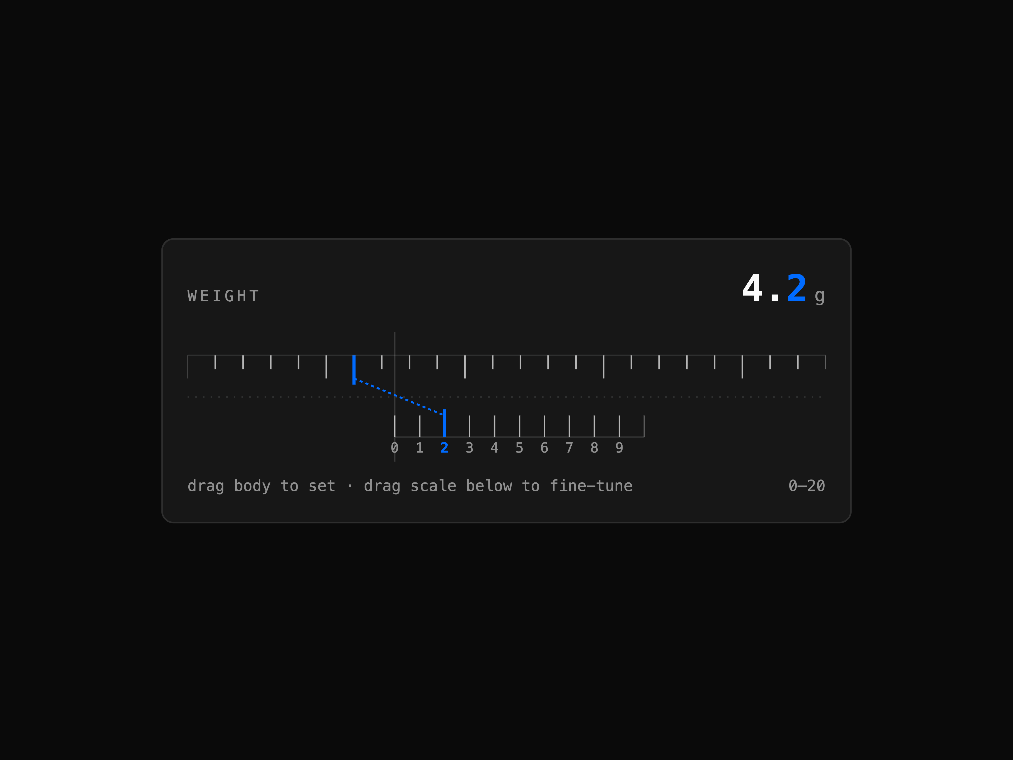 Vernier Caliper Slider