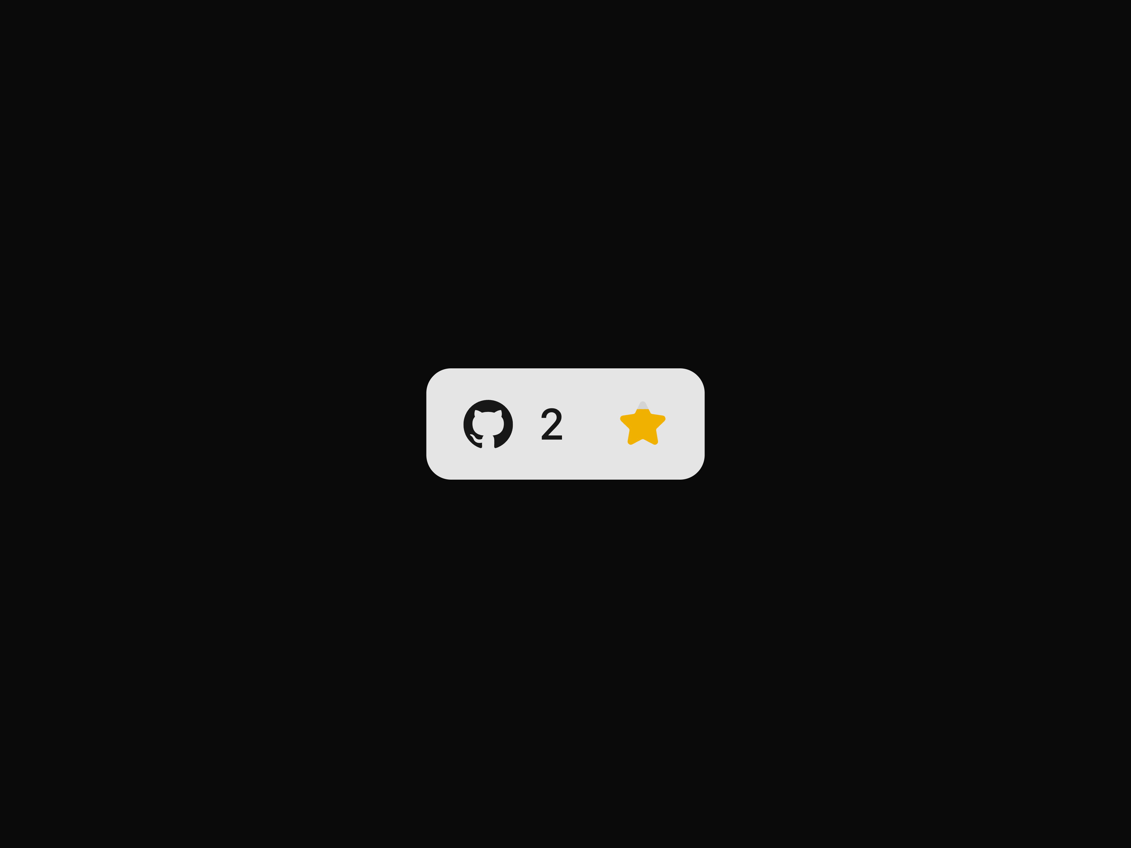 GitHub Stars Button